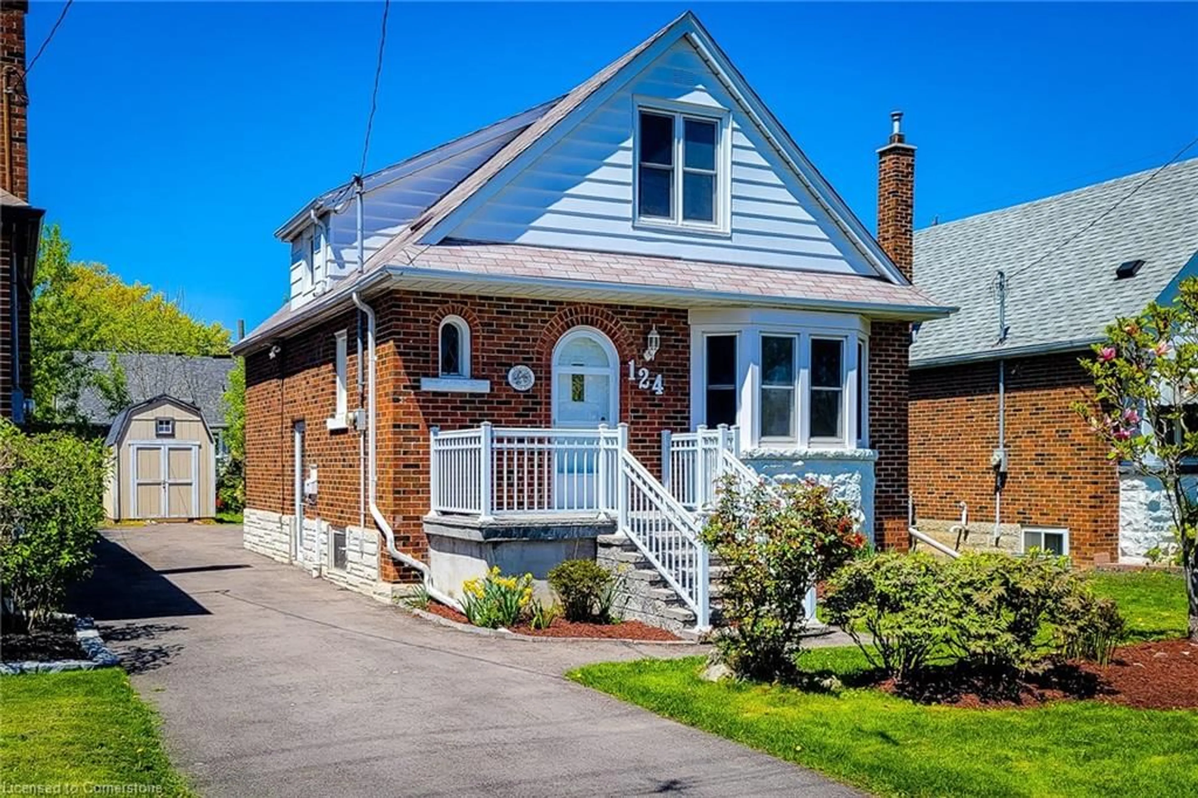 Home with brick exterior material, street for 124 Rodgers Rd, Hamilton Ontario L8K 3C2