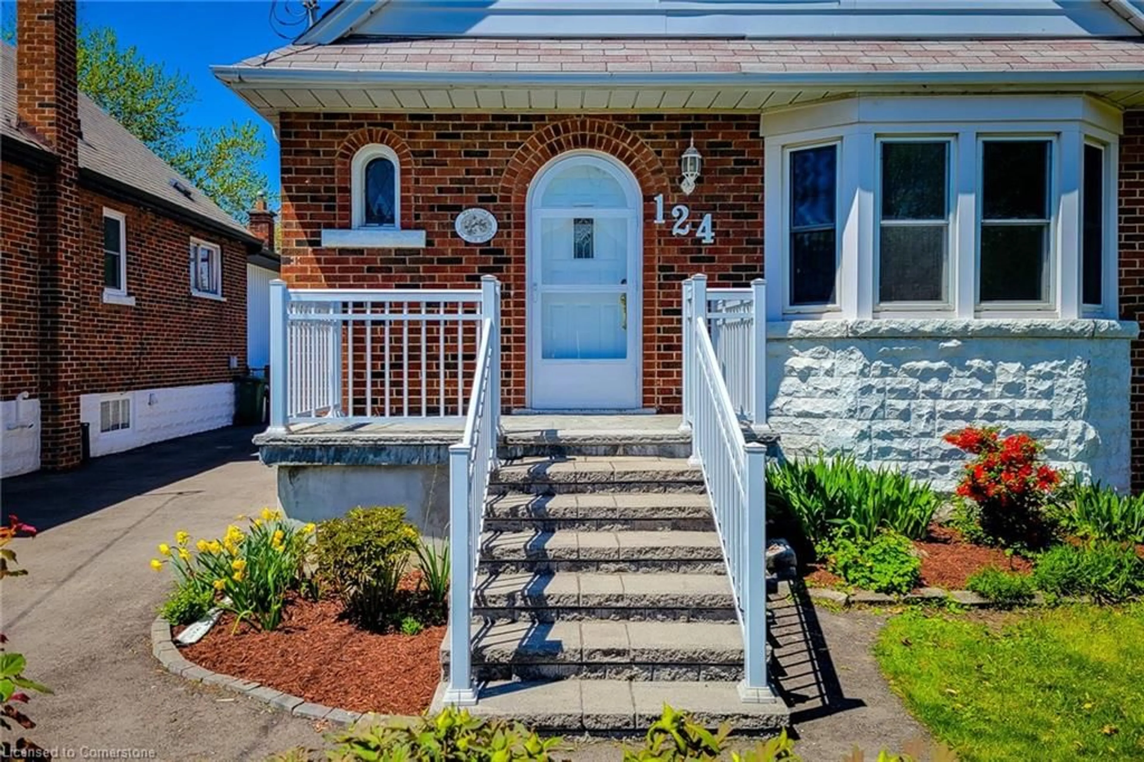 Home with brick exterior material, street for 124 Rodgers Rd, Hamilton Ontario L8K 3C2
