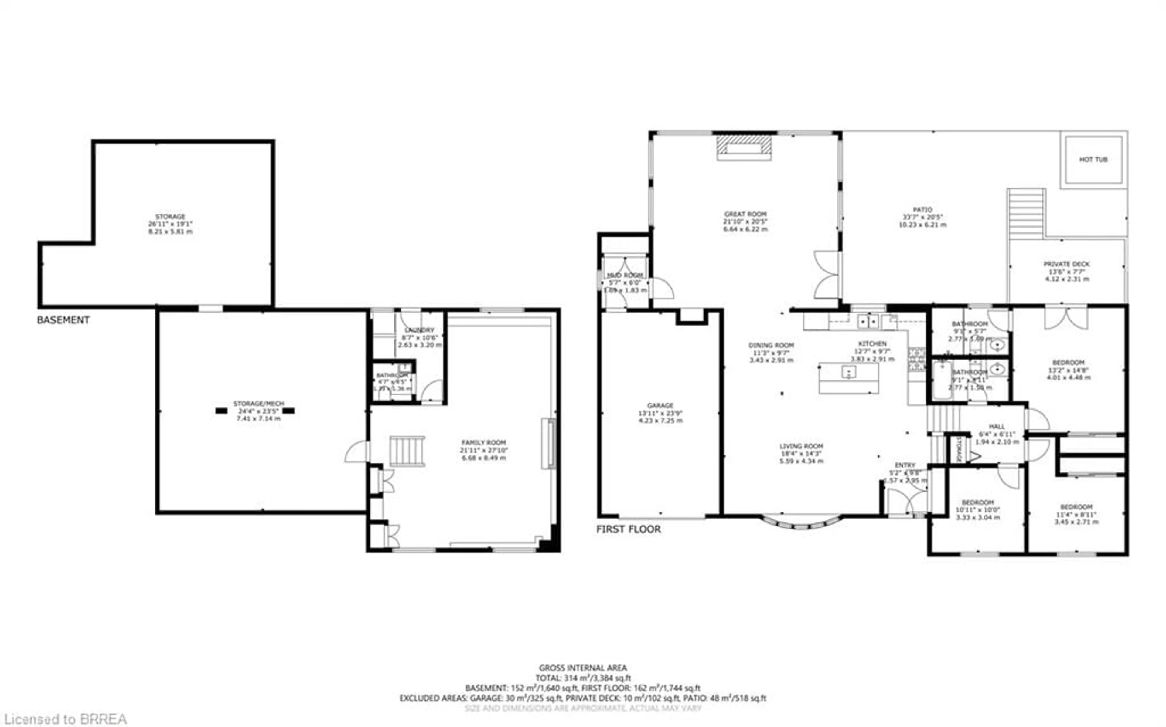 Floor plan for 28 Davern Rd, Brantford Ontario N3T 1R5