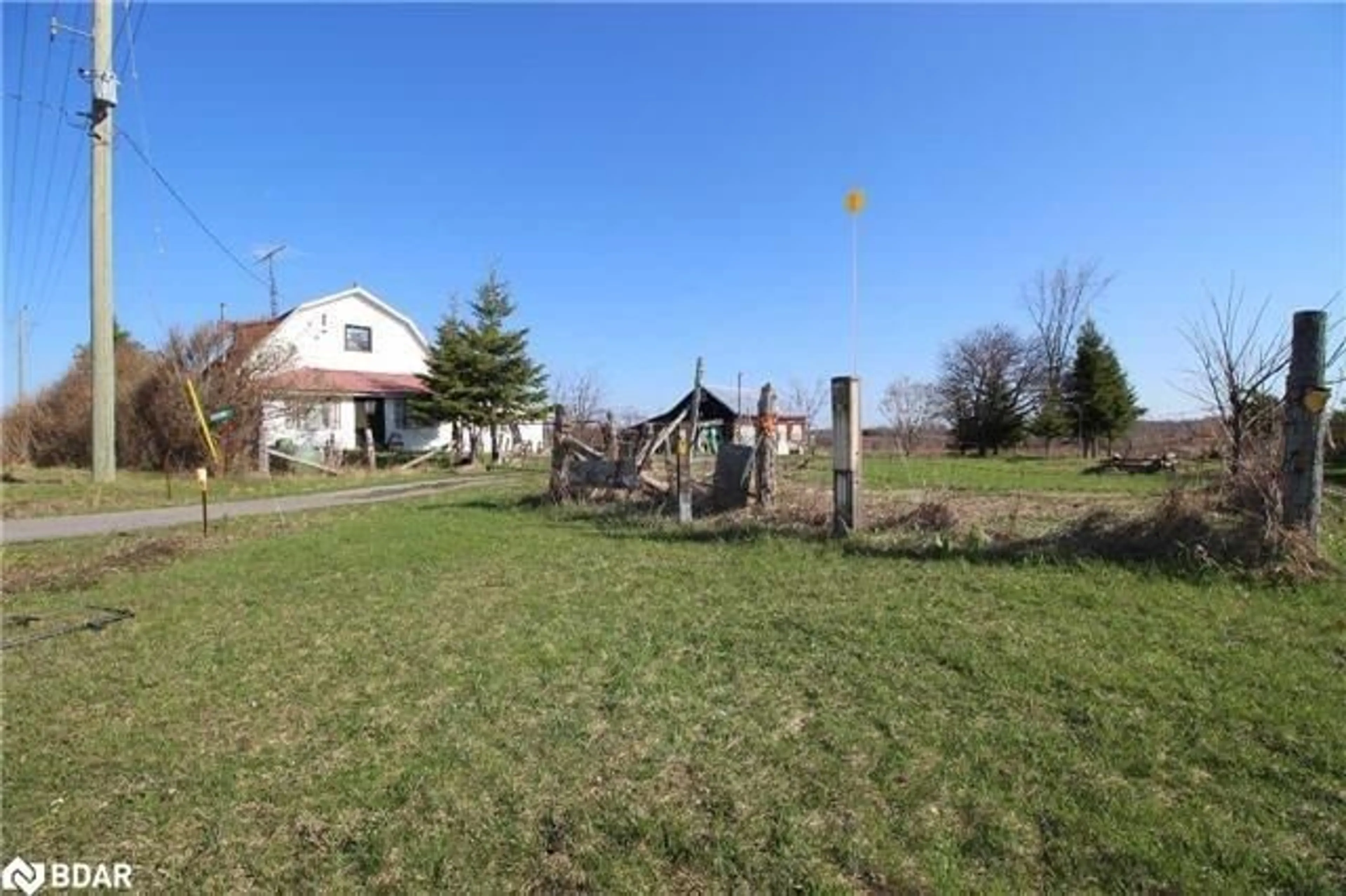 A pic from outside/outdoor area/front of a property/back of a property/a pic from drone, unknown for 772789 N/A Hwy, Grey Highlands Ontario N0B 1C0