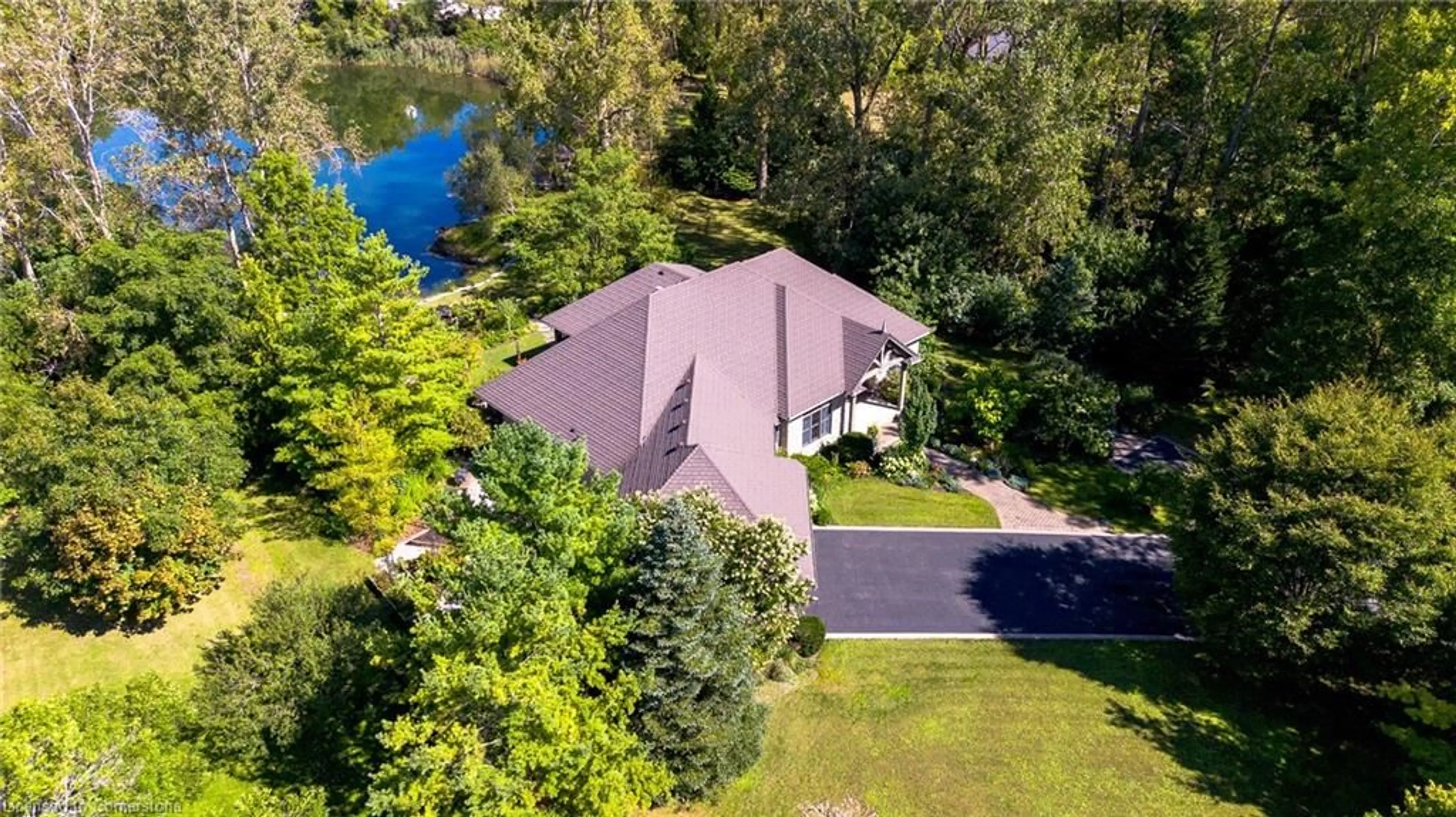 A pic from outside/outdoor area/front of a property/back of a property/a pic from drone, water/lake/river/ocean view for 2180 Dominion Rd, Ridgeway Ontario L0S 1N0