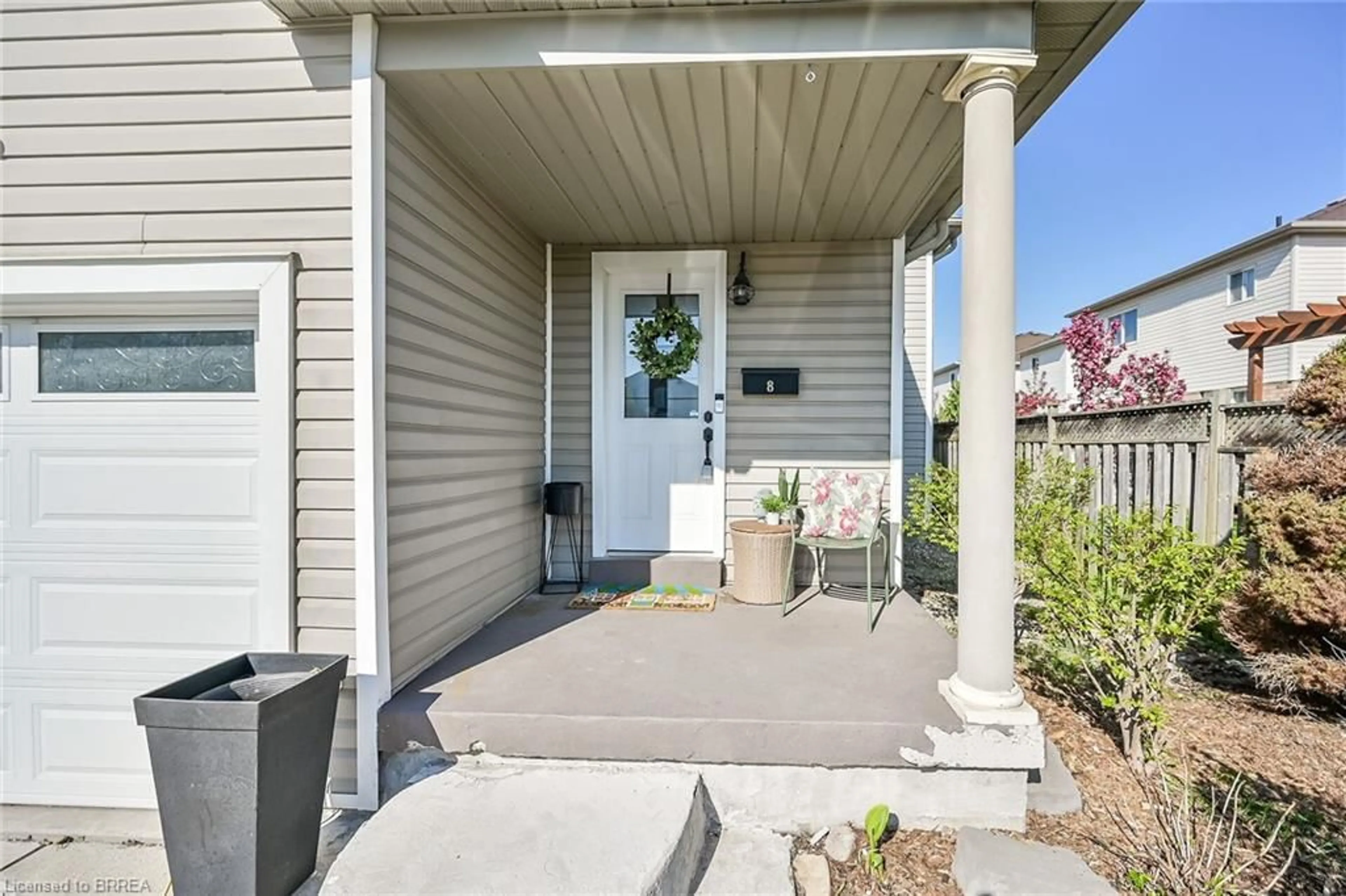 Patio, street for 8 Schroeder Dr, Cambridge Ontario N1P 1B7