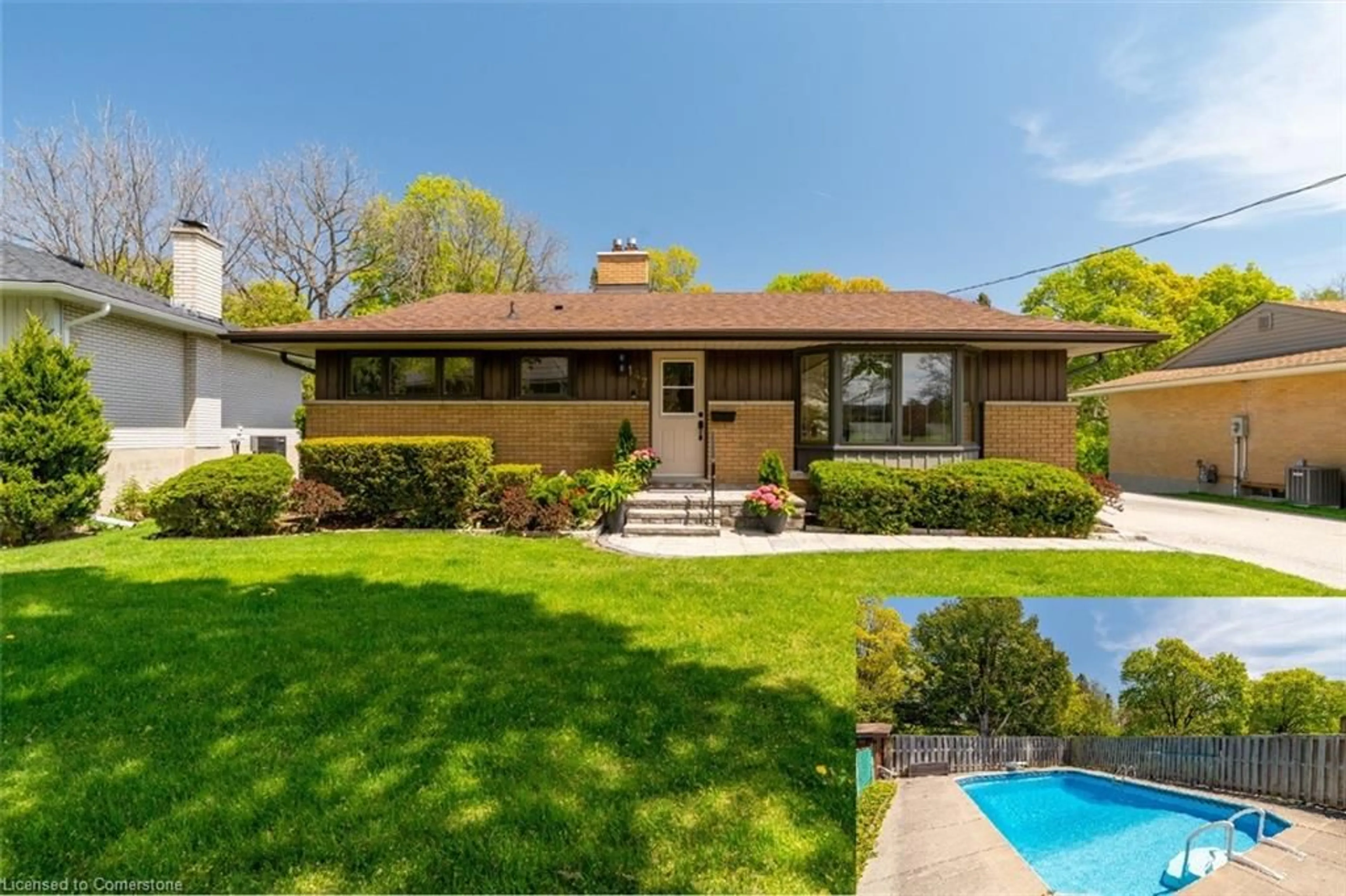 Home with brick exterior material, street for 147 Village Rd, Kitchener Ontario N2M 4K9