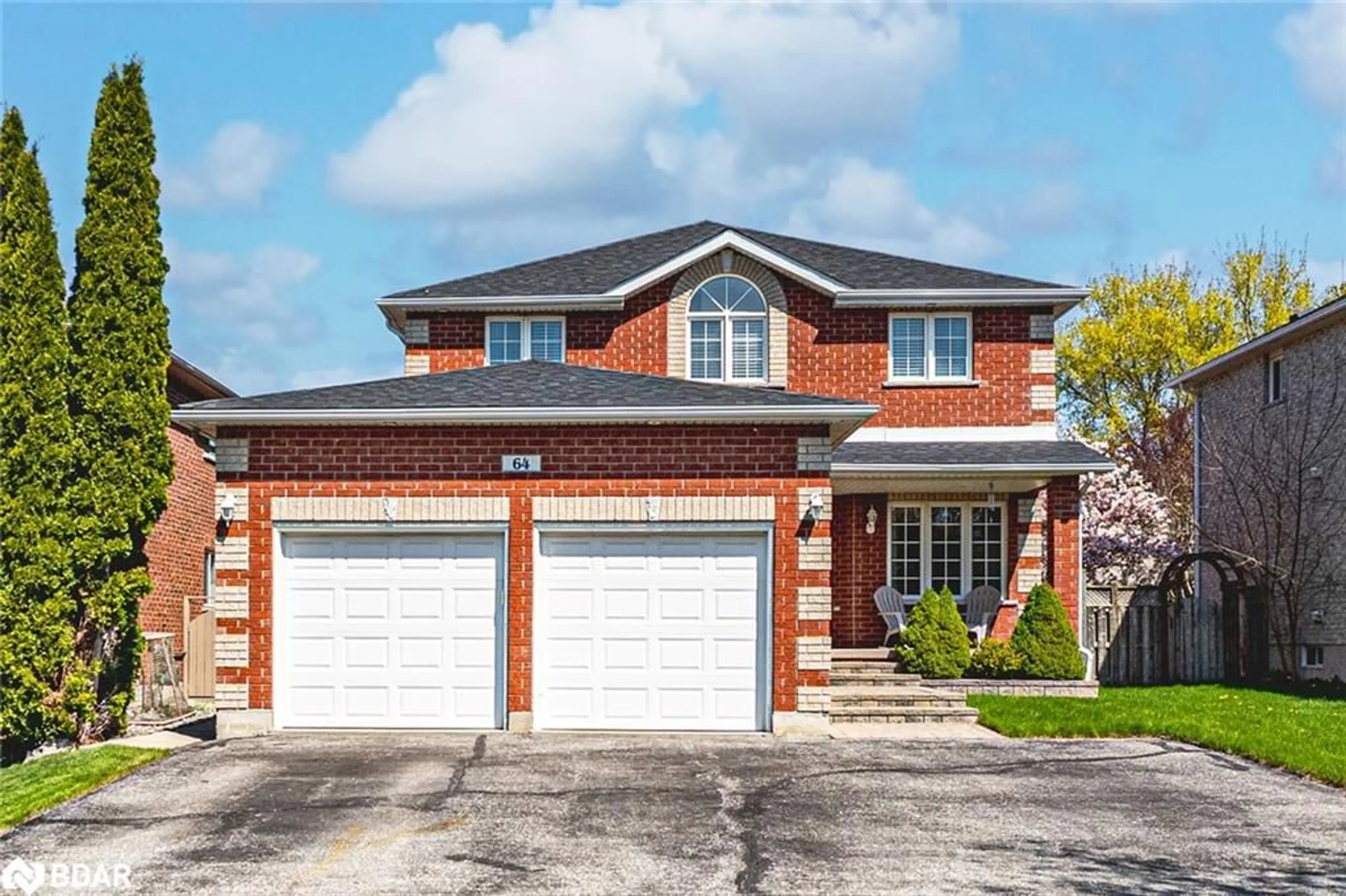 Home with brick exterior material, street for 64 Summerset Dr, Barrie Ontario L4N 0B1