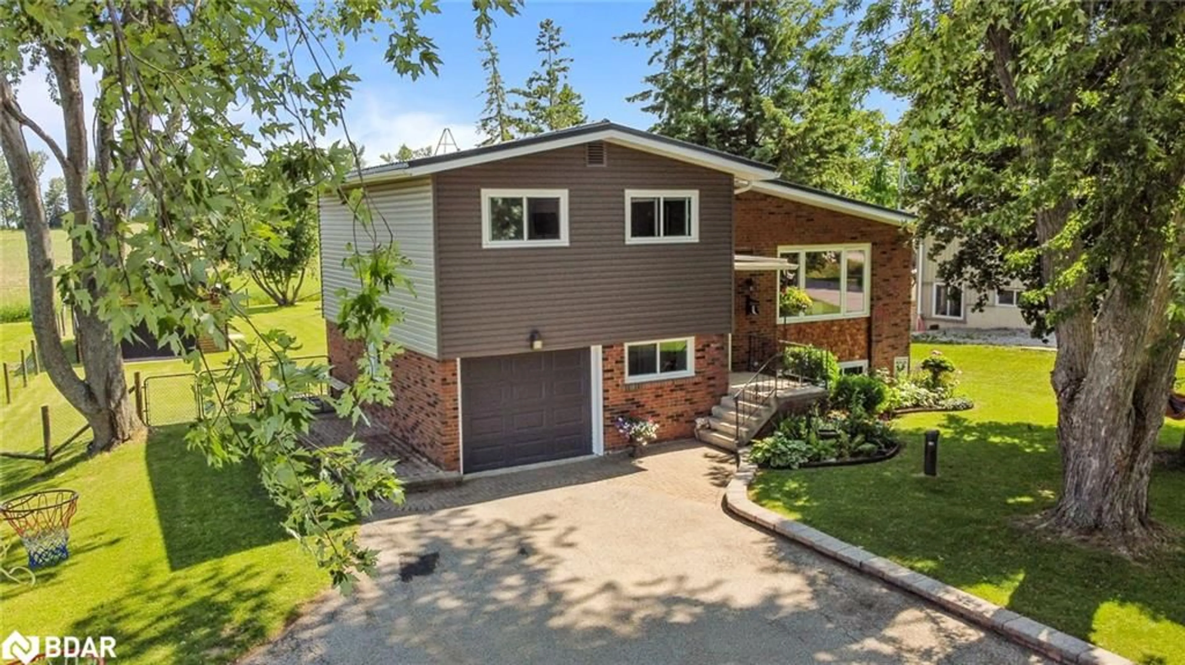 Home with brick exterior material, street for 1619 Killarney Beach Rd, Lefroy Ontario L0L 1W0