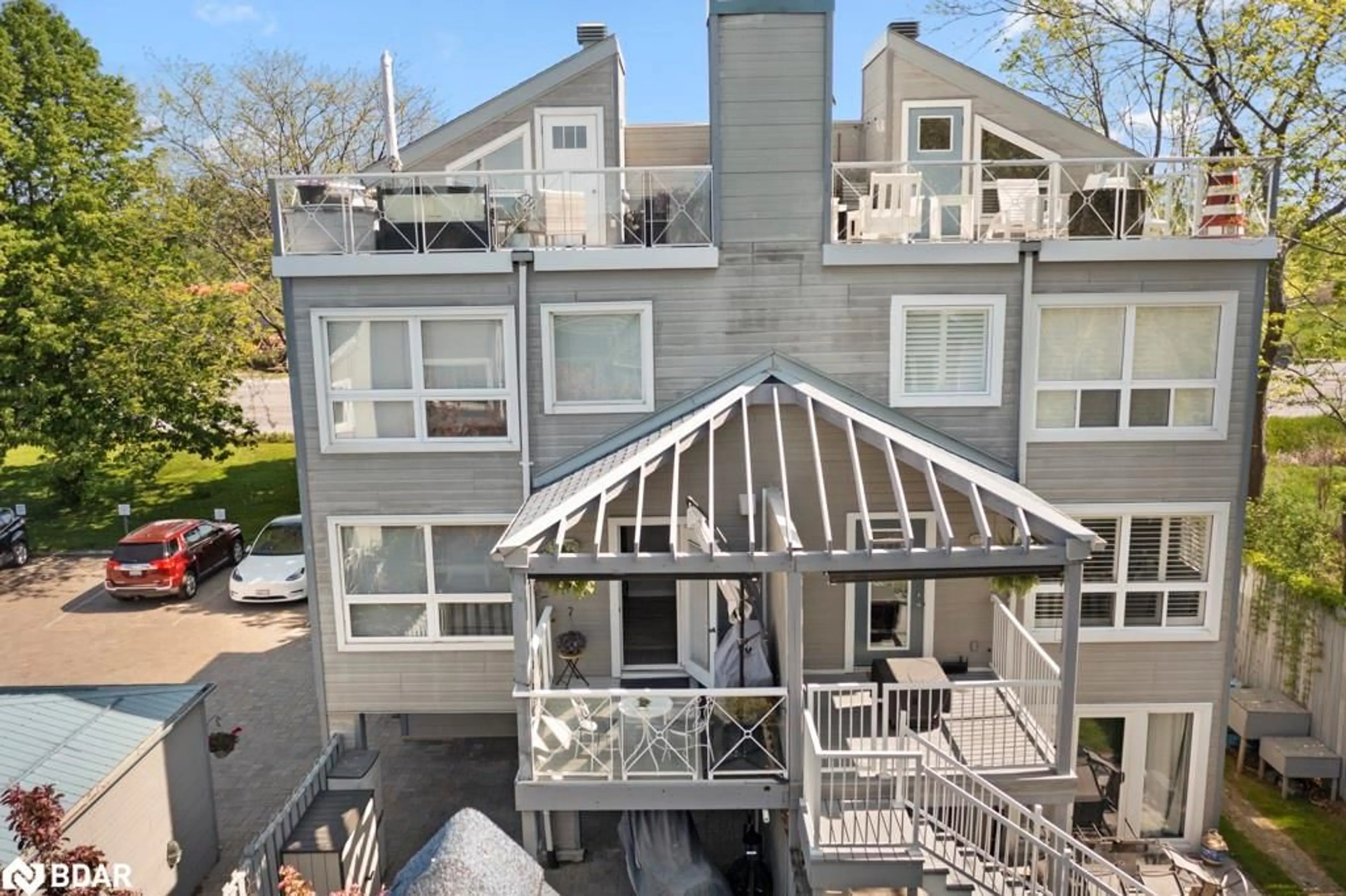 A pic from outside/outdoor area/front of a property/back of a property/a pic from drone, unknown for 603 Atherley Rd #116, Orillia Ontario L3V 7L5