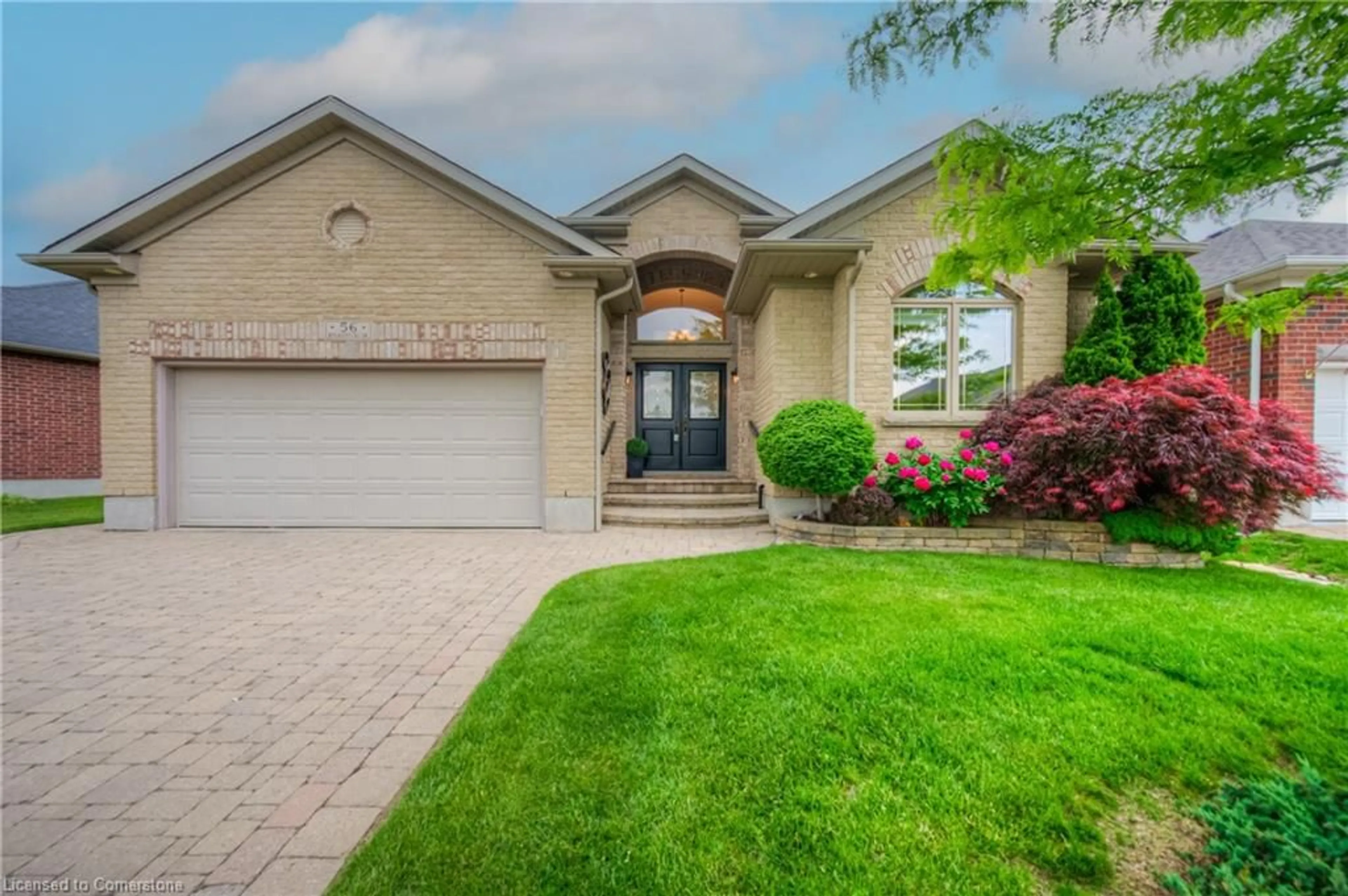 Home with brick exterior material, street for 56 Bonaventure Dr, New Hamburg Ontario N3A 4P9