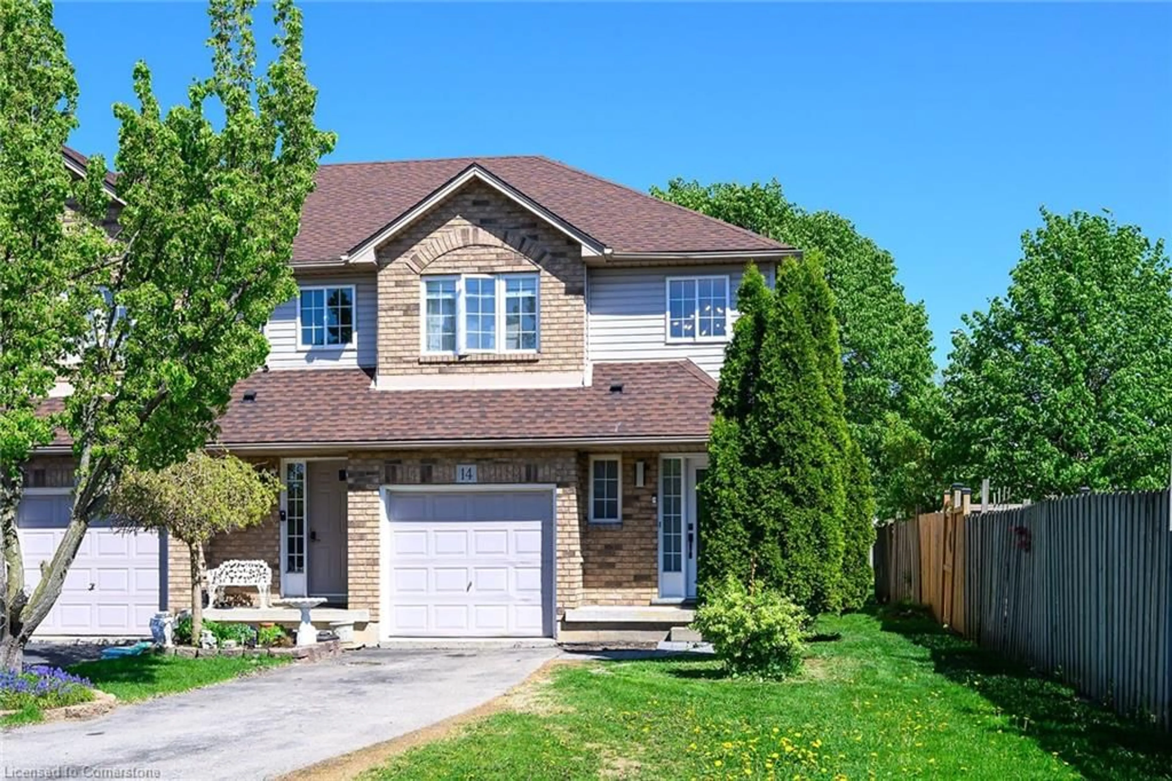 Home with brick exterior material, street for 134 Terni Blvd #14, Hamilton Ontario L8W 3Y9