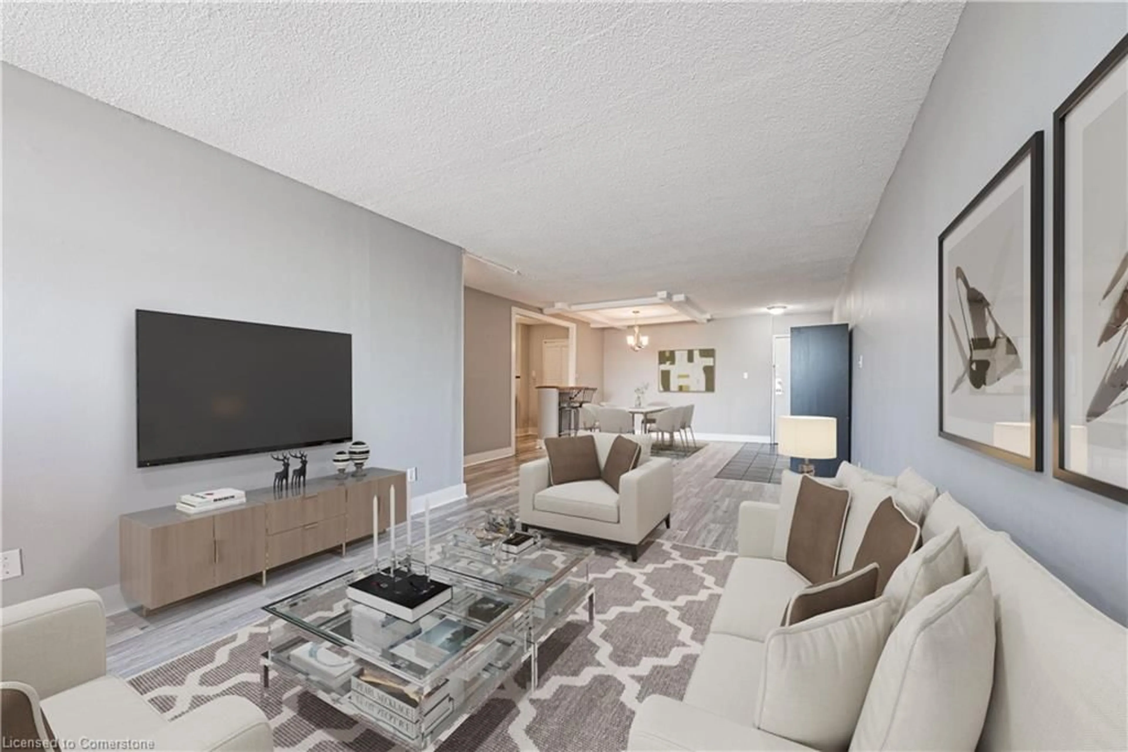 Living room with furniture, unknown for 975 Warwick Crt #1410, Burlington Ontario L7T 3Z7