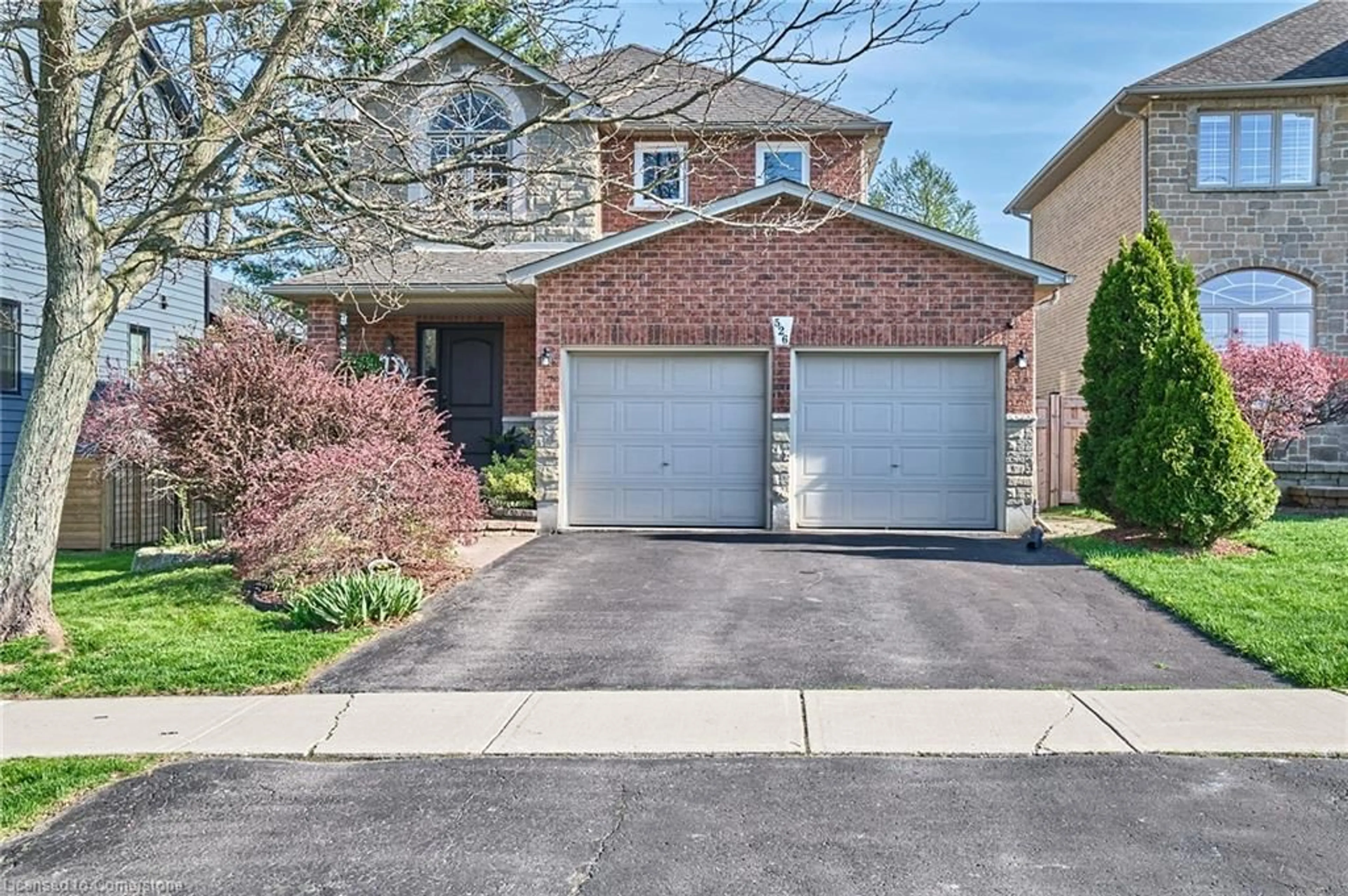 Home with brick exterior material, street for 526 Jerseyville Rd, Ancaster Ontario L9G 3L5