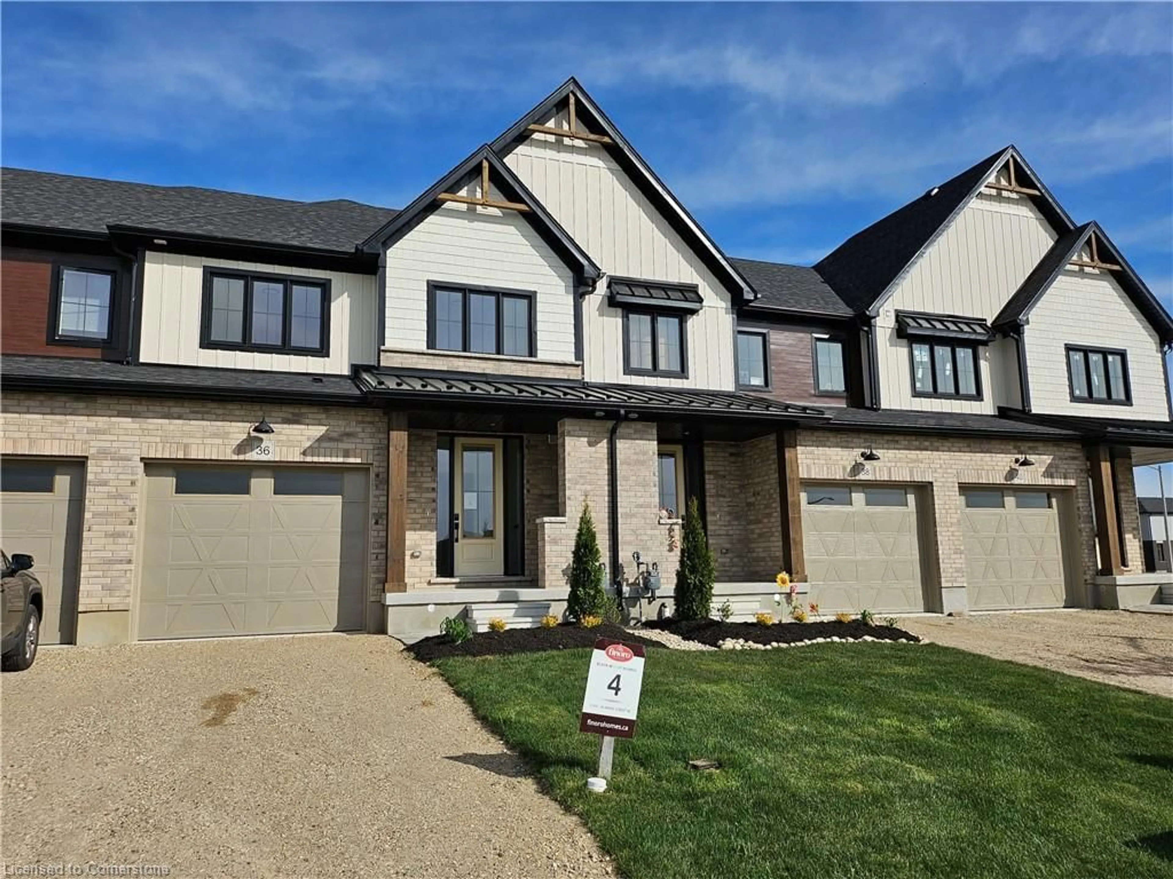 Home with brick exterior material, street for 36 Anne St, Harriston Ontario N0G 1Z0
