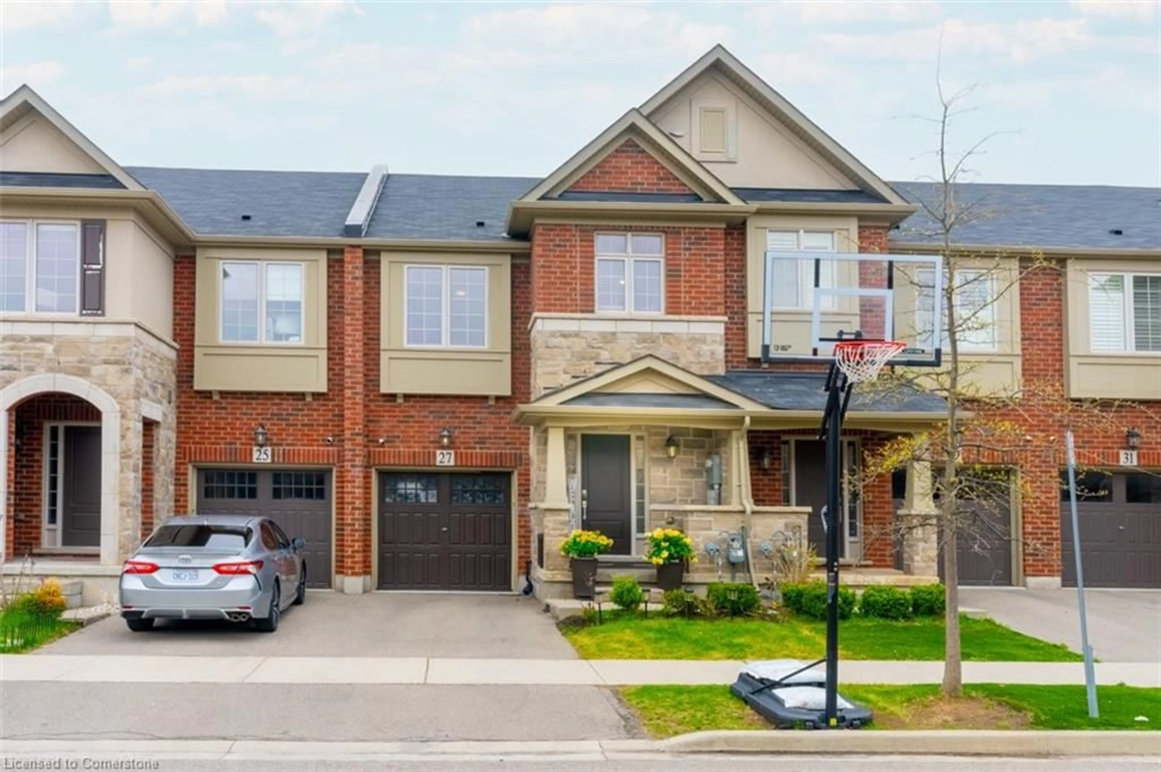 Home with brick exterior material, street for 27 Heaven Cres, Milton Ontario L9E 1C1