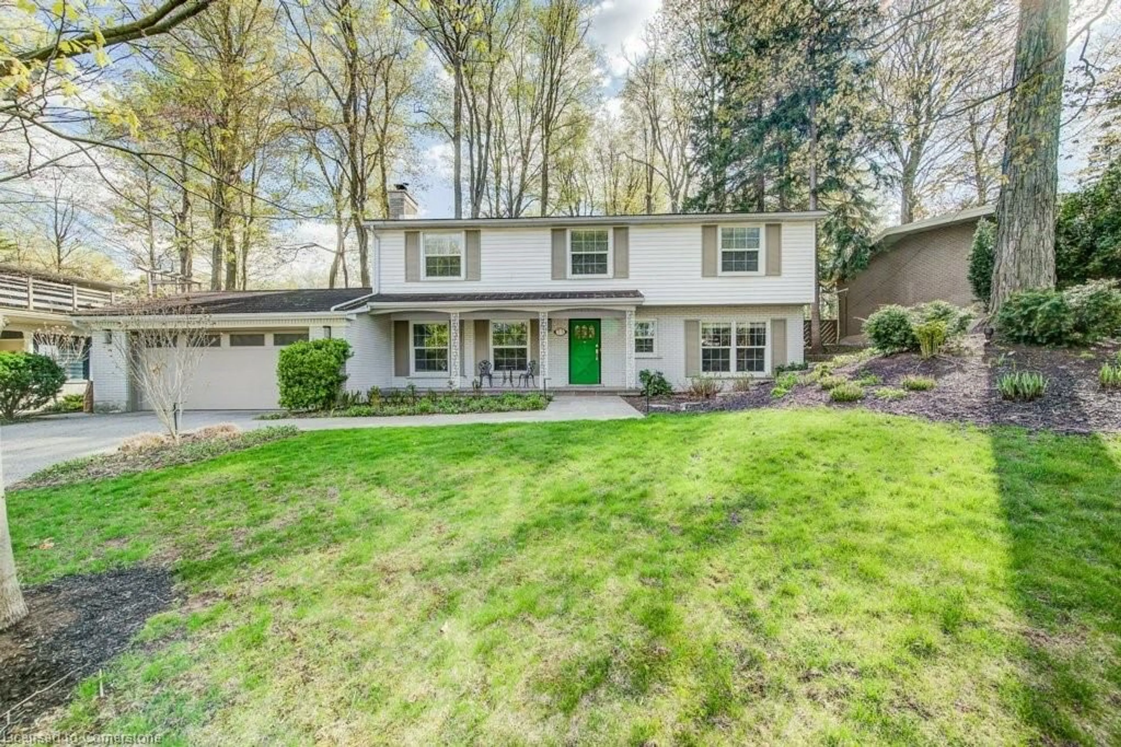 Home with vinyl exterior material, street for 73 Forest Hill Dr, Kitchener Ontario N2M 4G2
