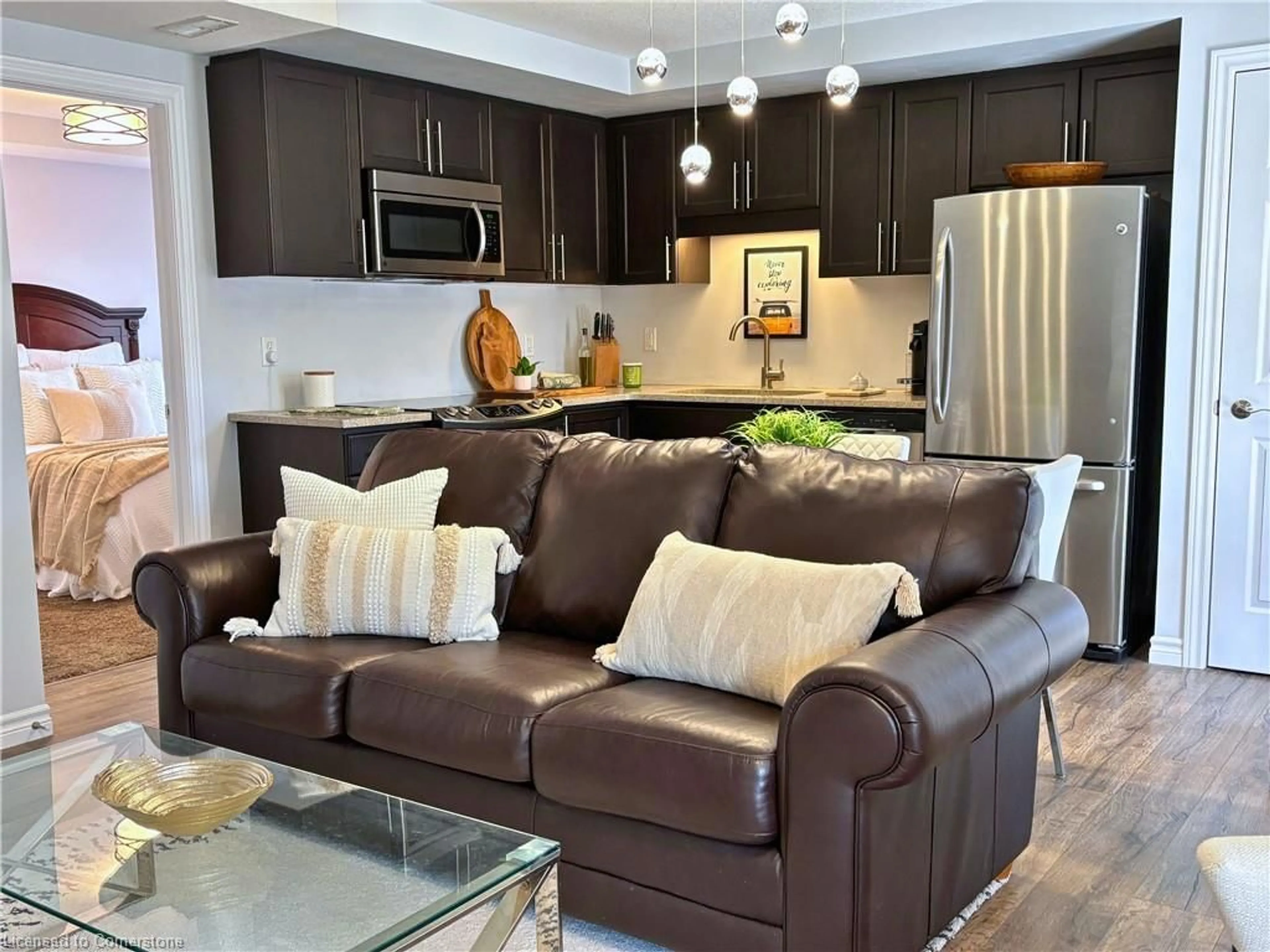 Living room with furniture, unknown for 255 Maitland St #5F, Kitchener Ontario N2R 0C8