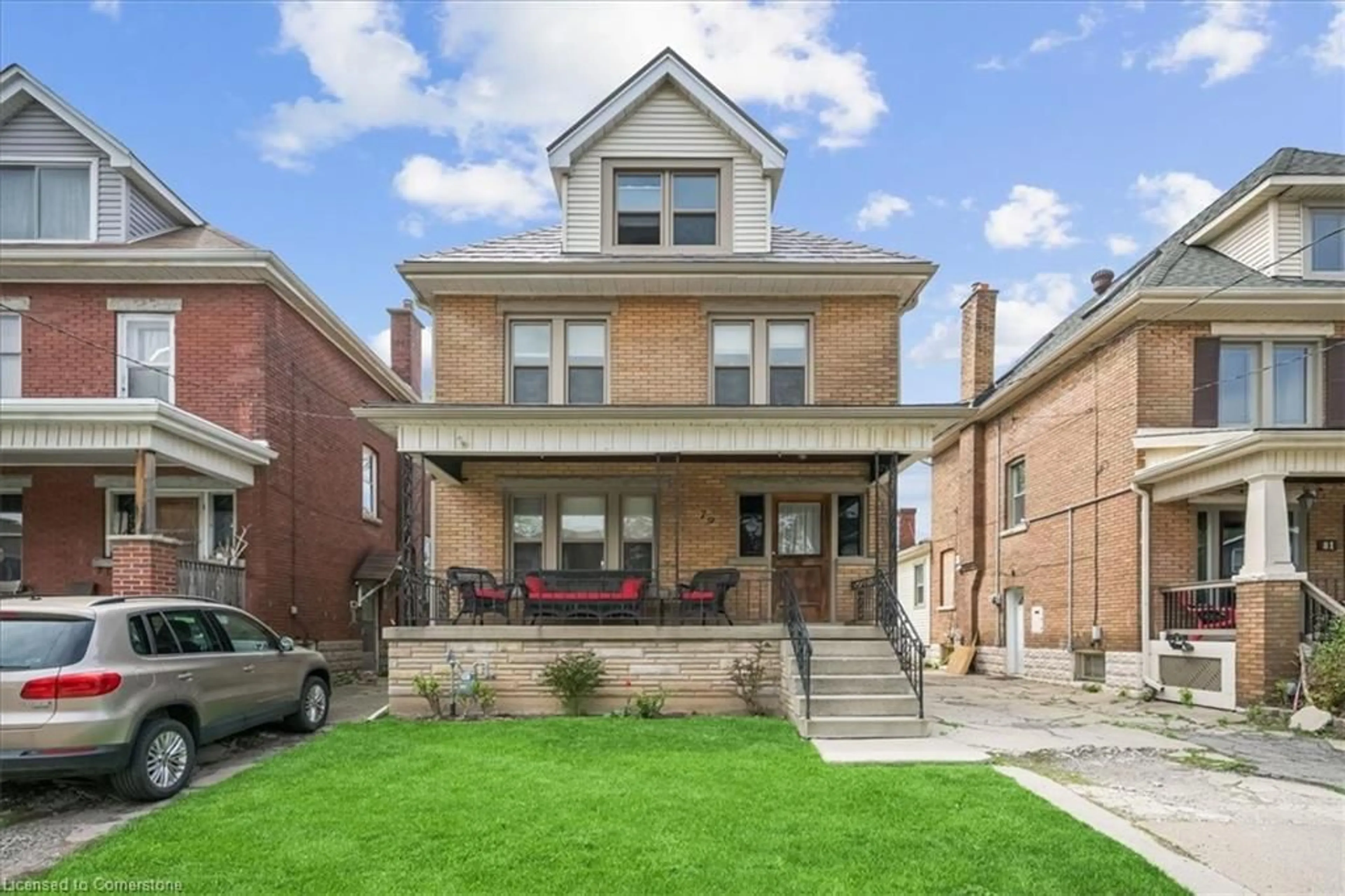 Home with brick exterior material, street for 79 Kensington Ave, Hamilton Ontario L8L 7N3