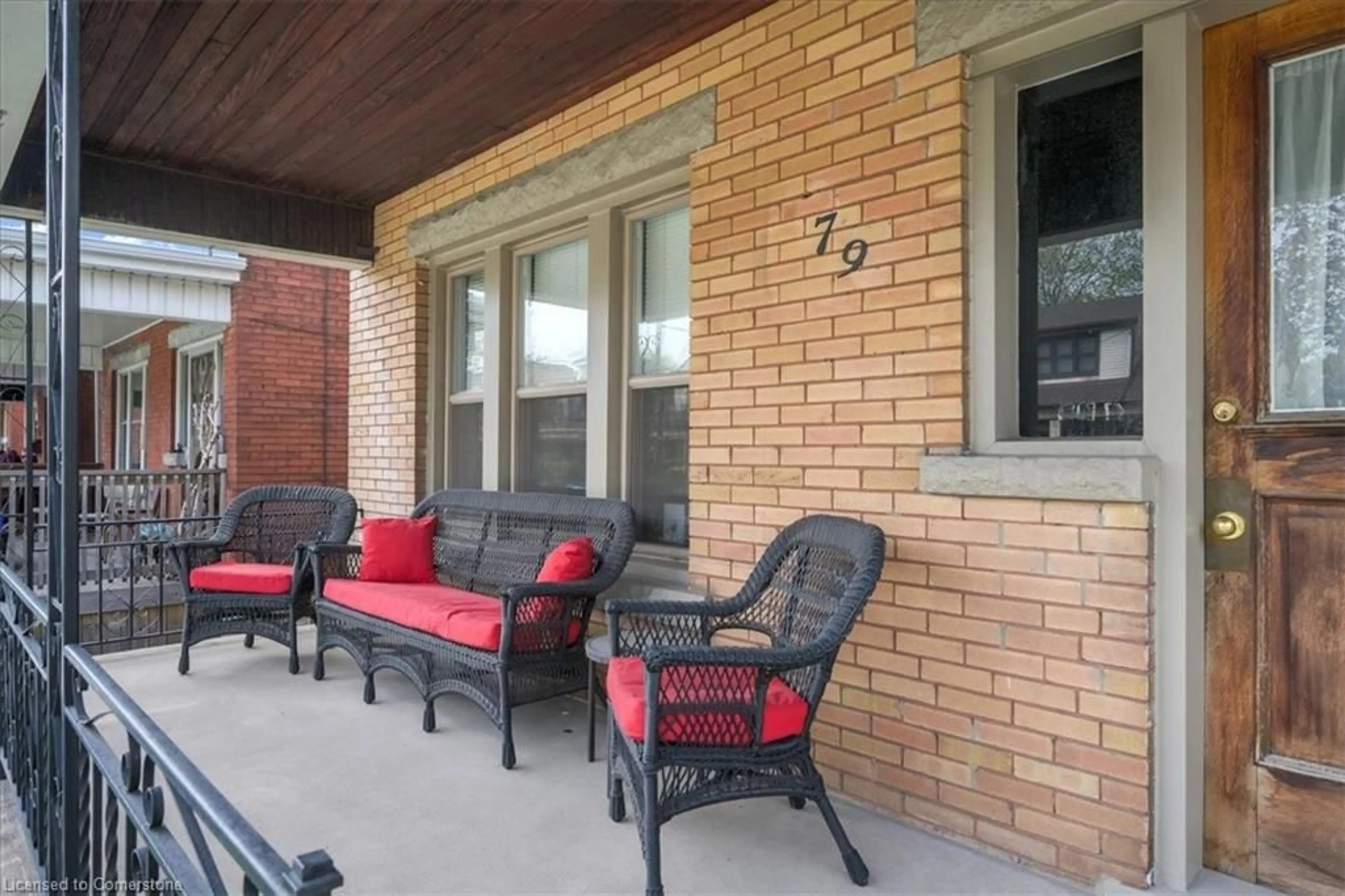 Patio, street for 79 Kensington Ave, Hamilton Ontario L8L 7N3