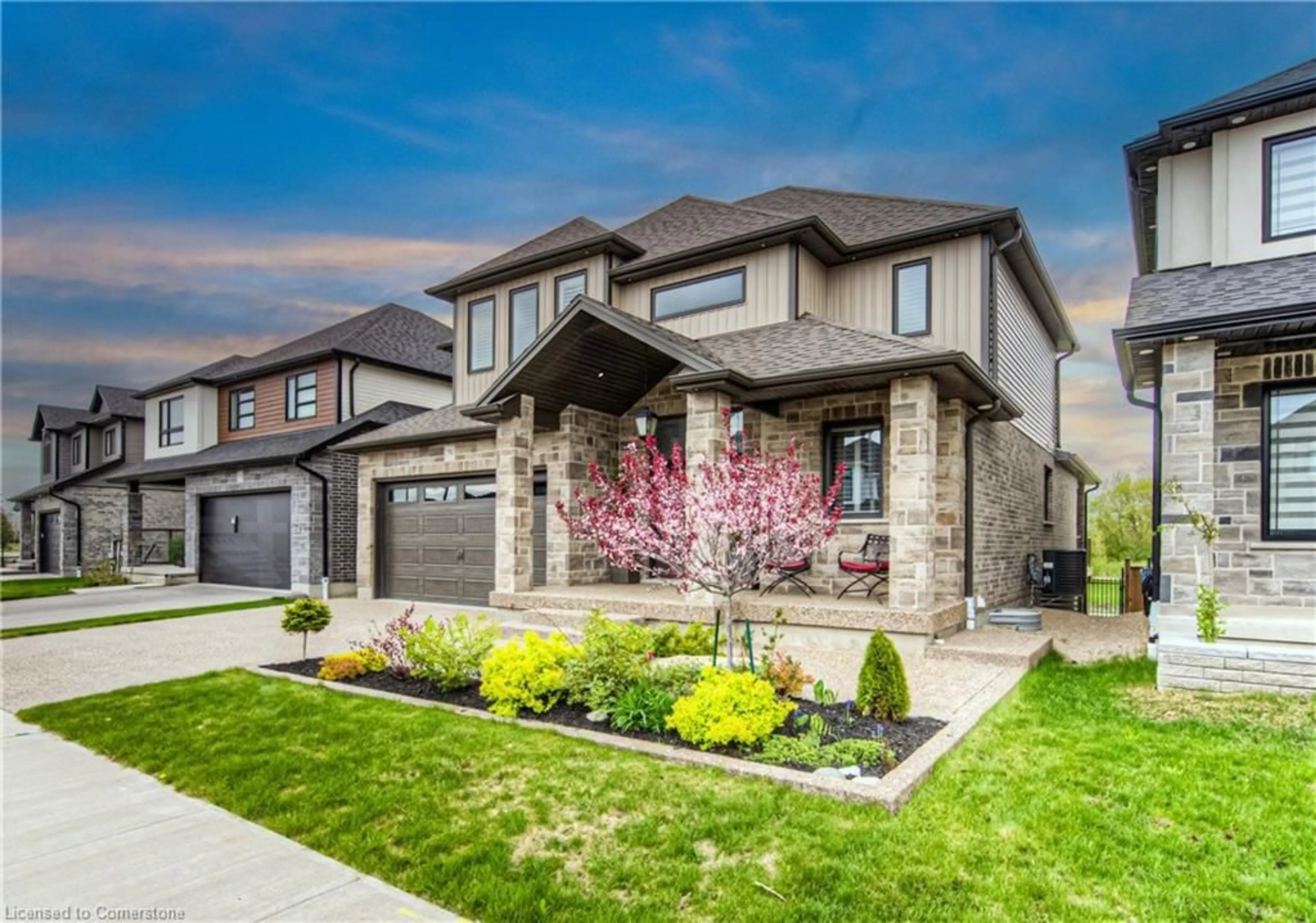 Home with brick exterior material, street for 79 Hopewell Crossing Dr, Breslau Ontario N0B 1M0