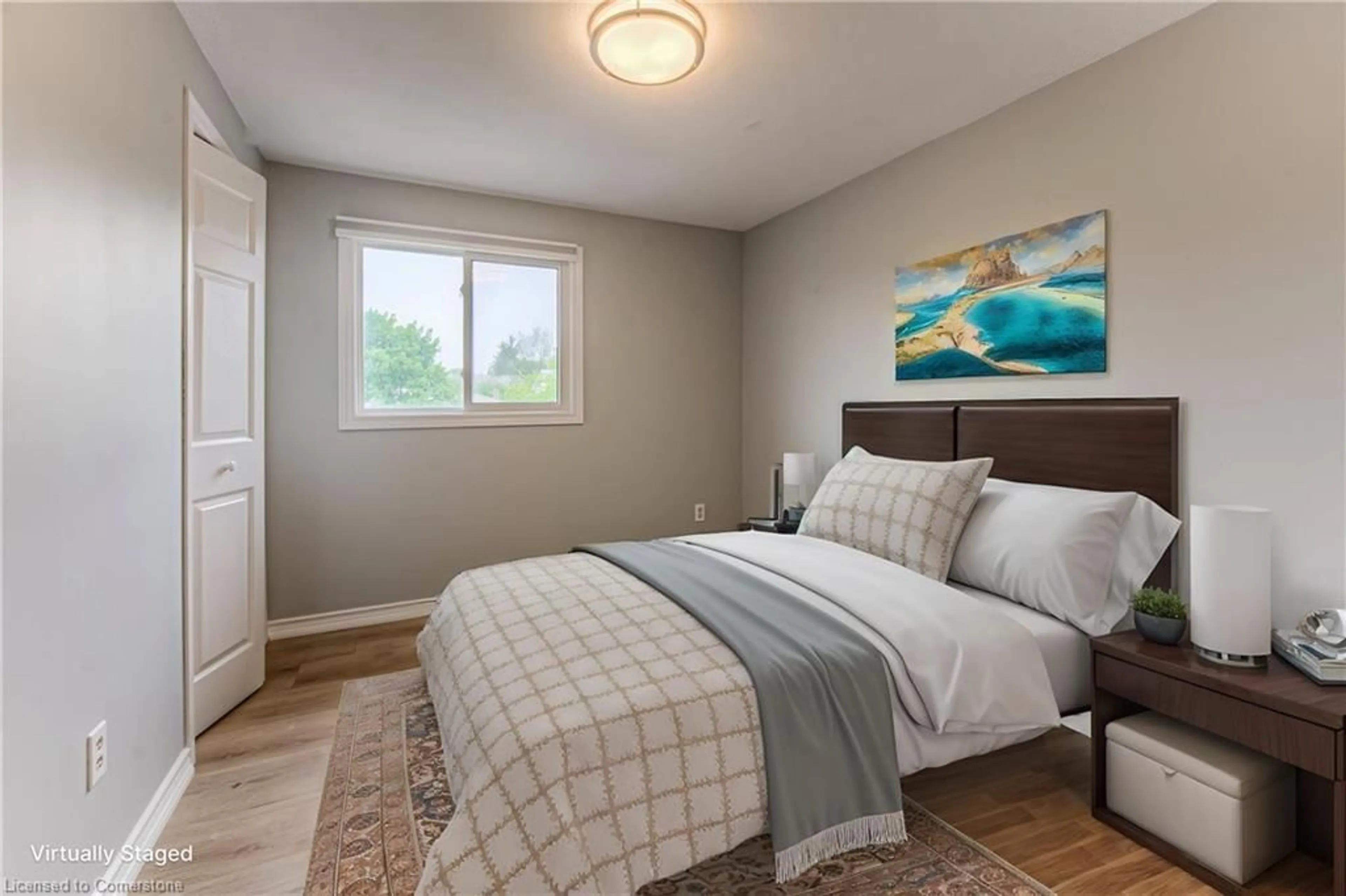 Bedroom with bed, unknown for 16 Windale Cres, Kitchener Ontario N2E 3E7