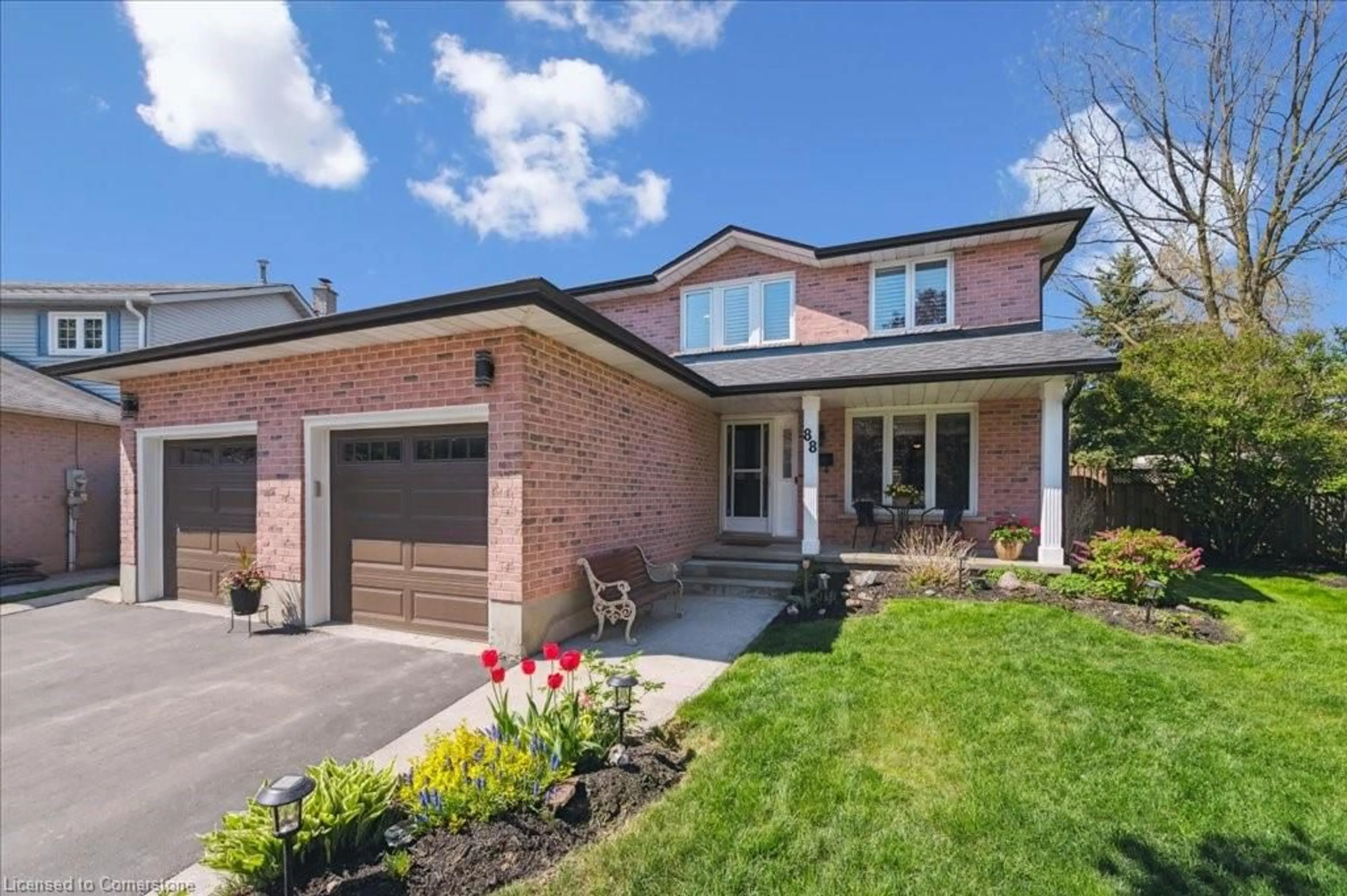 Home with brick exterior material, street for 88 Rose Bridge Cres, Cambridge Ontario N3C 3Z2