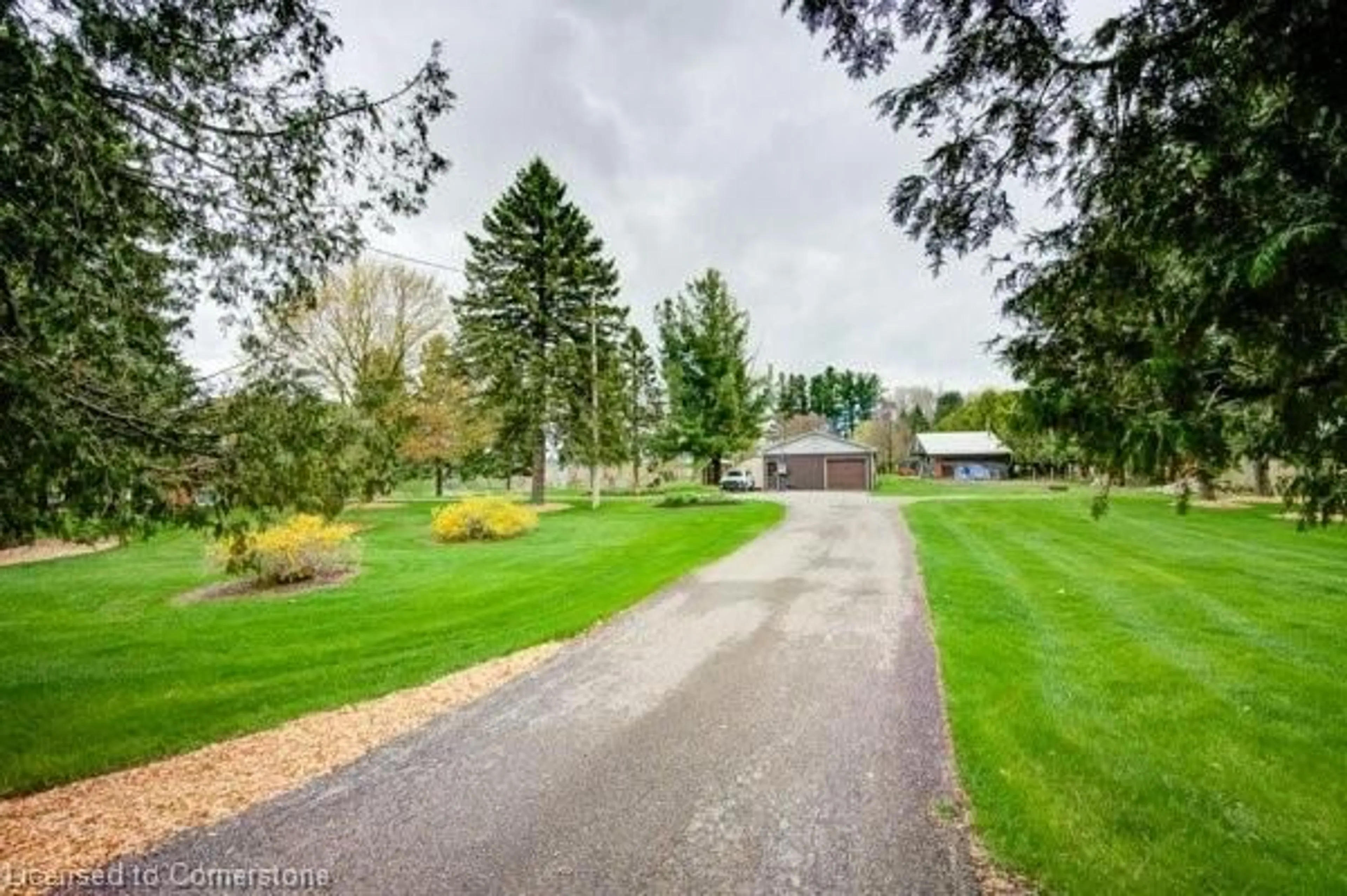 A pic from outside/outdoor area/front of a property/back of a property/a pic from drone, street for 886160 Oxford Road 8, Bright Ontario N0J 1B0
