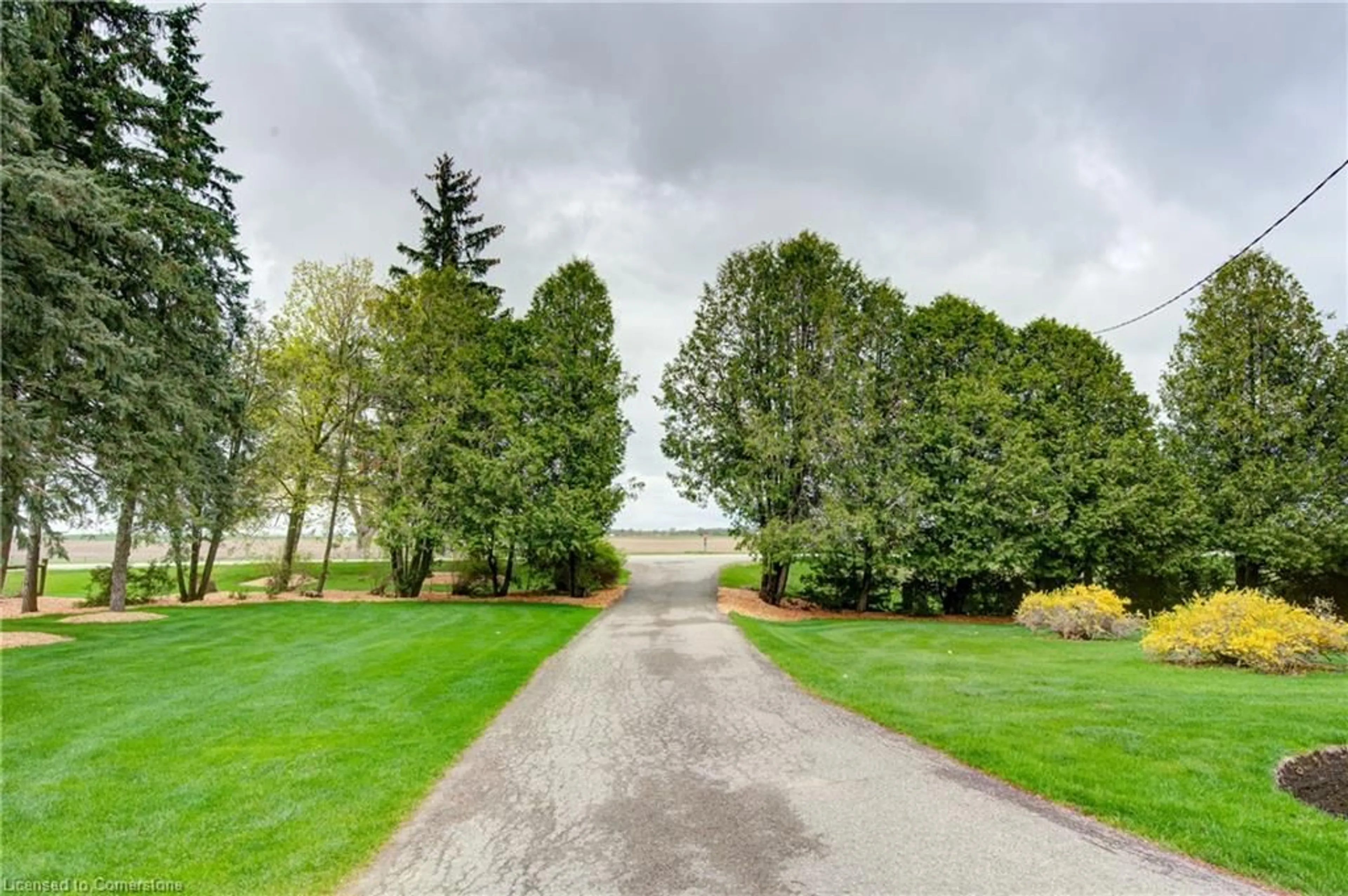 A pic from outside/outdoor area/front of a property/back of a property/a pic from drone, water/lake/river/ocean view for 886160 Oxford Road 8, Bright Ontario N0J 1B0