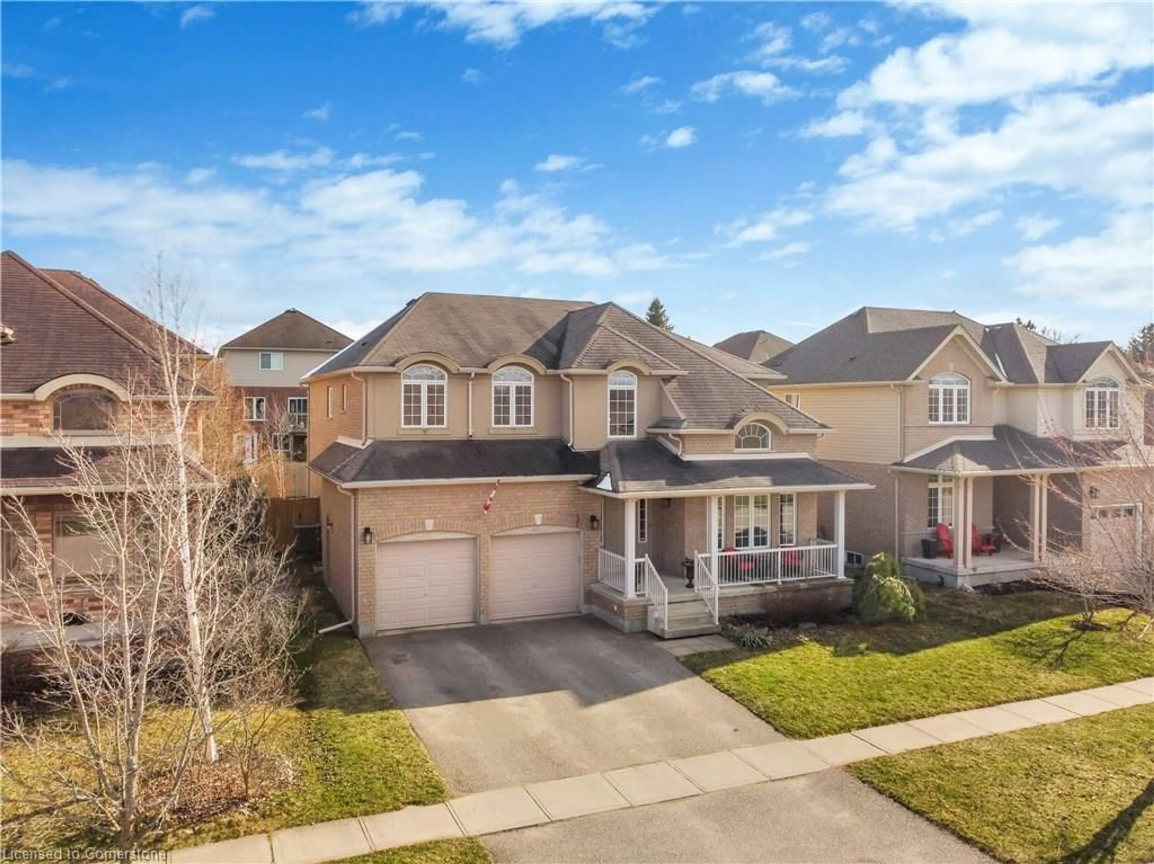 A pic from outside/outdoor area/front of a property/back of a property/a pic from drone, street for 70 Schweitzer St, Wellesley Ontario N0B 2T0