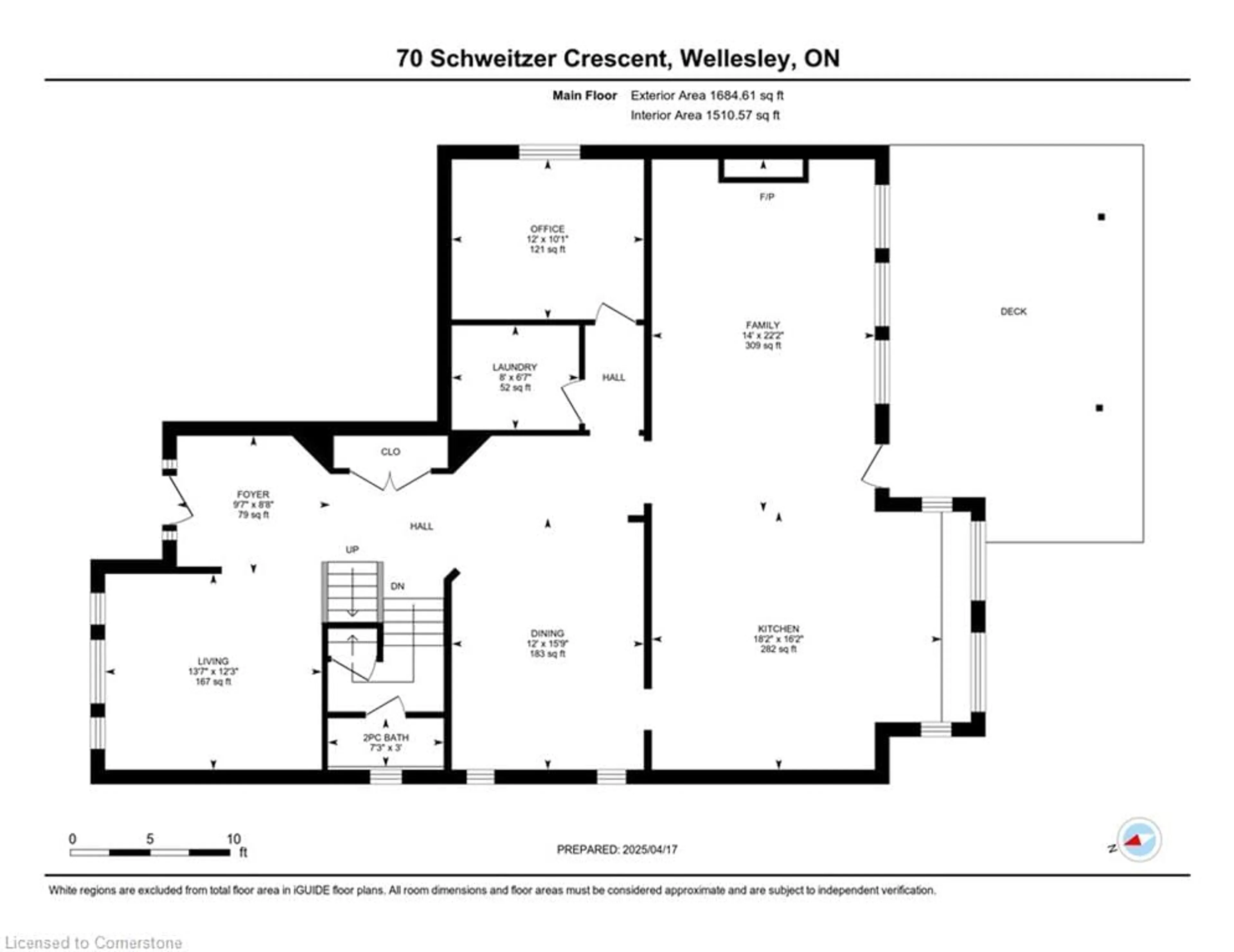 Floor plan for 70 Schweitzer St, Wellesley Ontario N0B 2T0