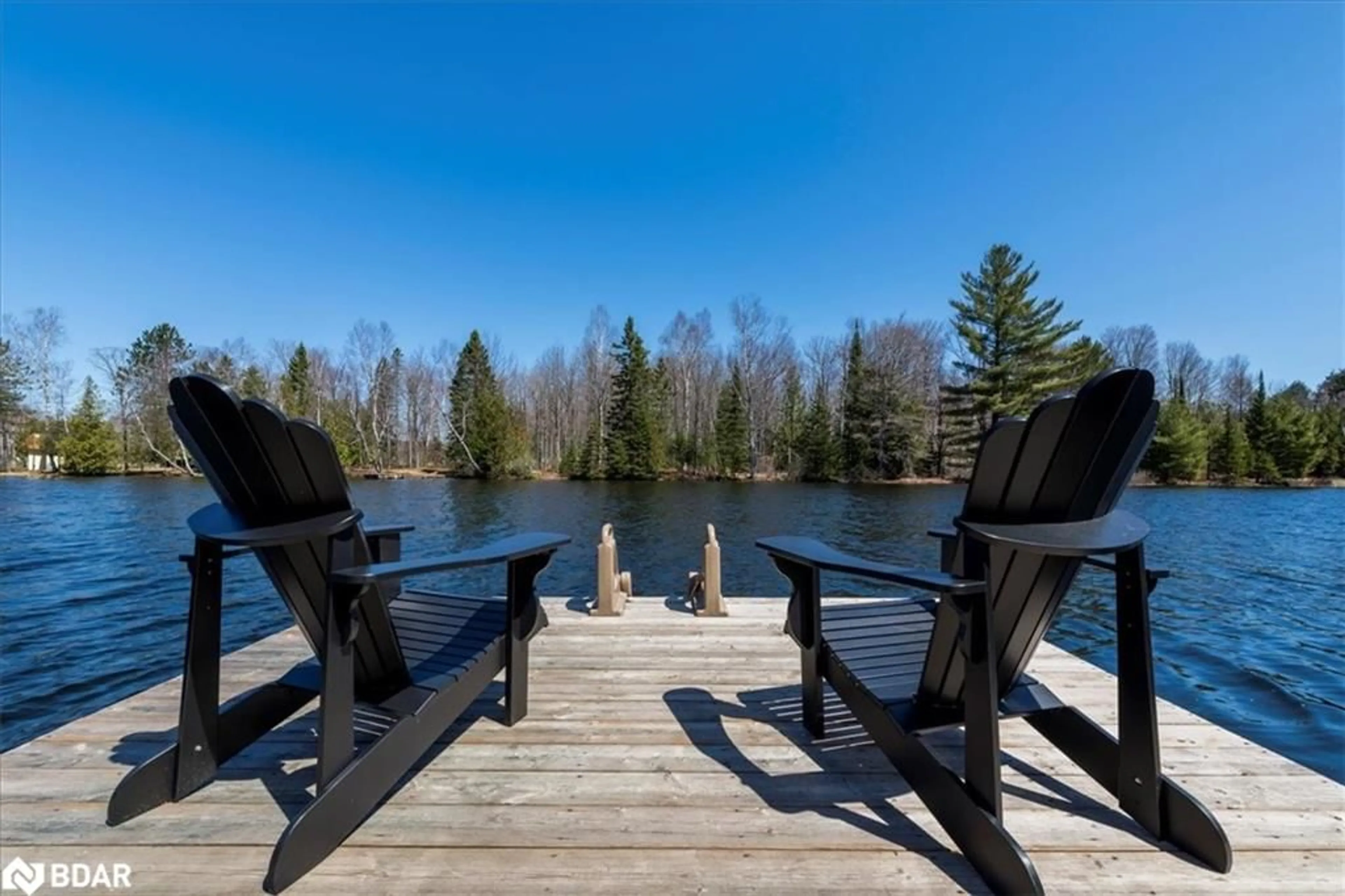 Patio, water/lake/river/ocean view for 1053 Esson Creek Lane, Wilberforce Ontario K0L 3C0