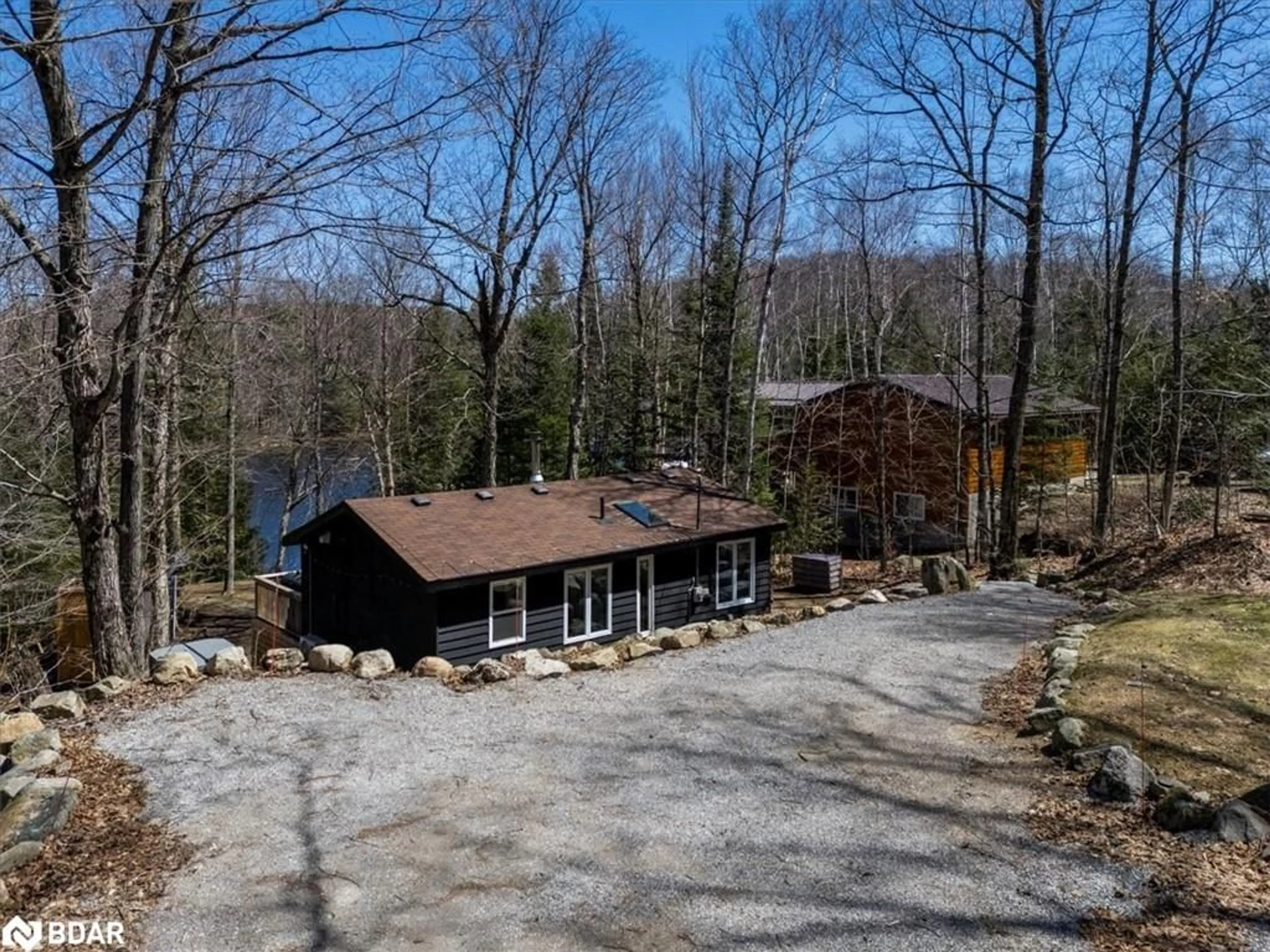 A pic from outside/outdoor area/front of a property/back of a property/a pic from drone, unknown for 1053 Esson Creek Lane, Wilberforce Ontario K0L 3C0