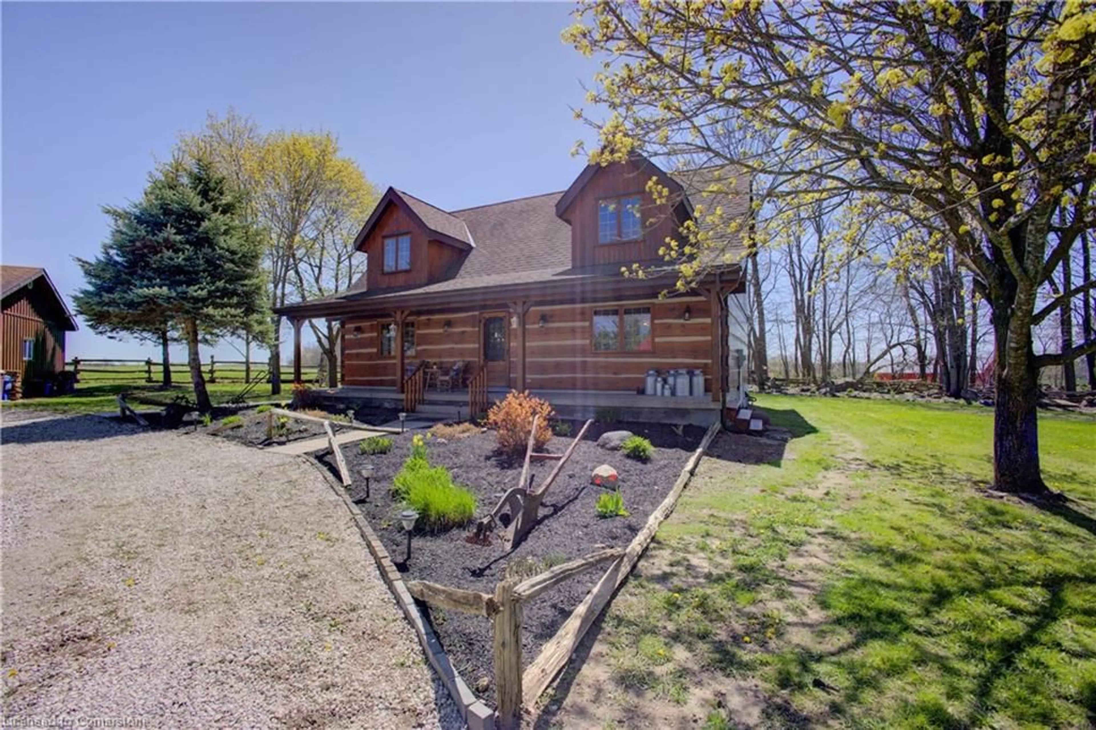 A pic from outside/outdoor area/front of a property/back of a property/a pic from drone, water/lake/river/ocean view for 802080 Grey Road 40, Chatsworth (Twp) Ontario N0H 1G0