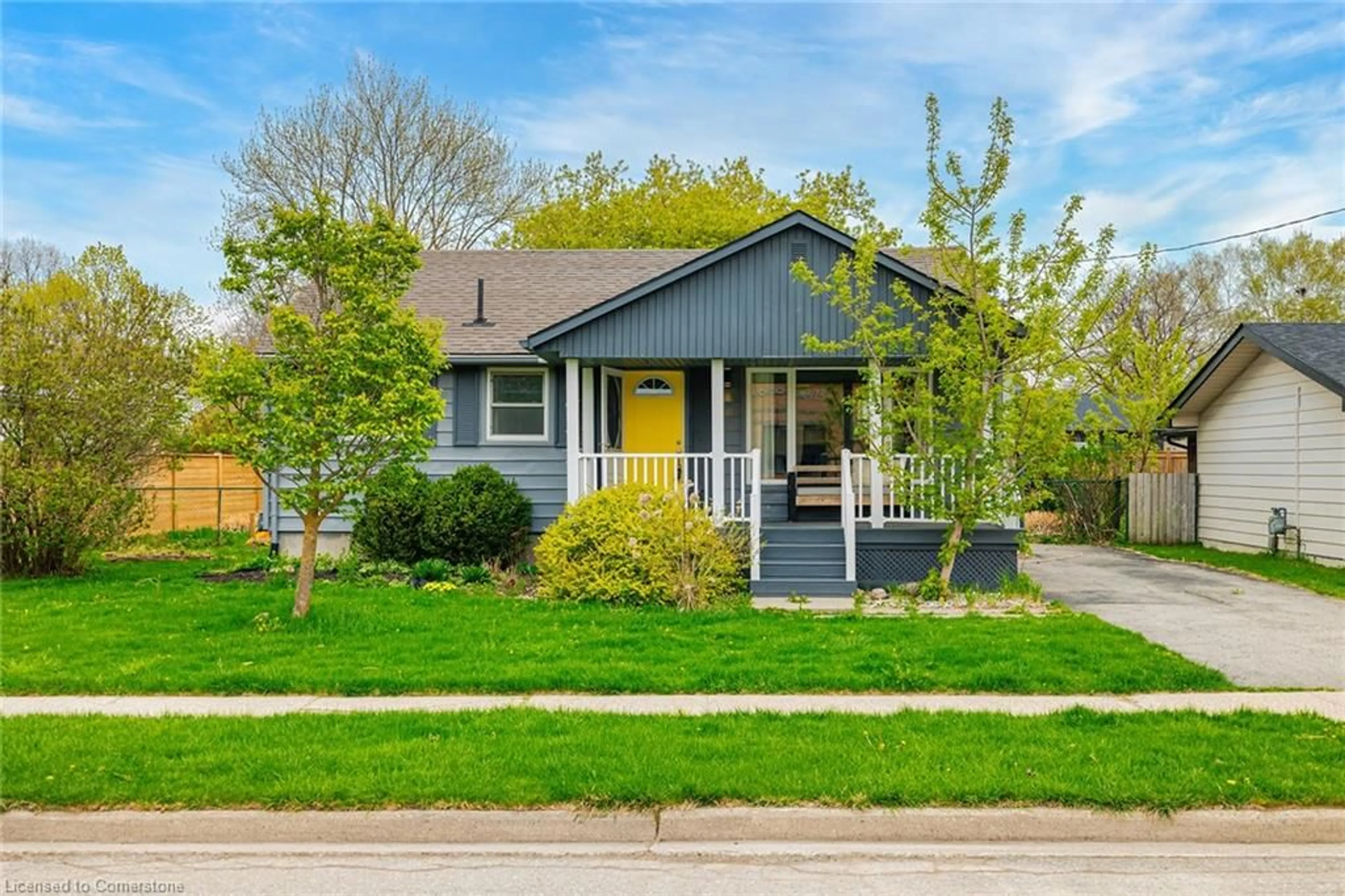 Home with vinyl exterior material, street for 142 Louise St, Stratford Ontario N5A 2E5