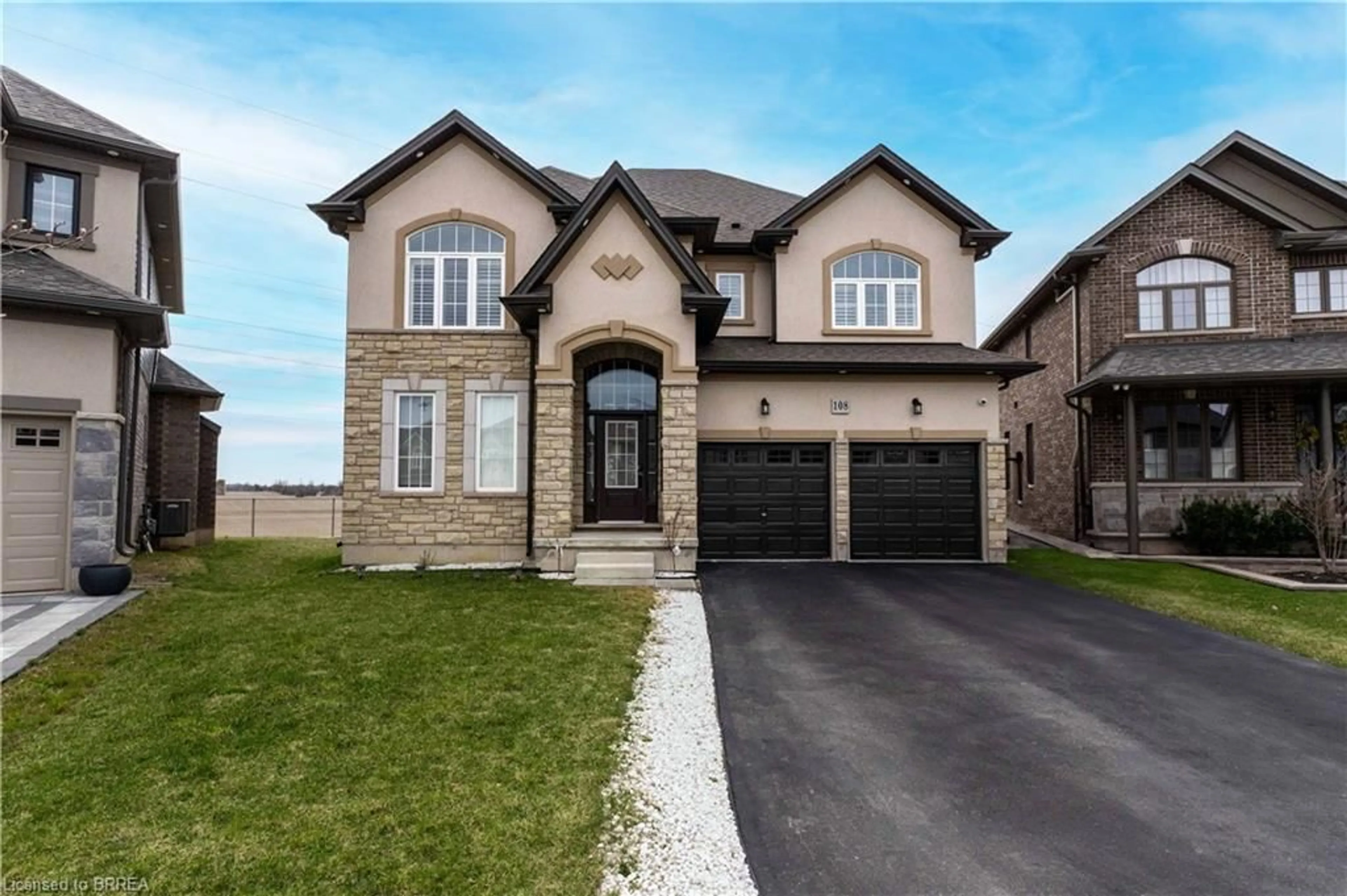 Home with brick exterior material, street for 108 Dolomiti Crt, Hannon Ontario L0R 1P0