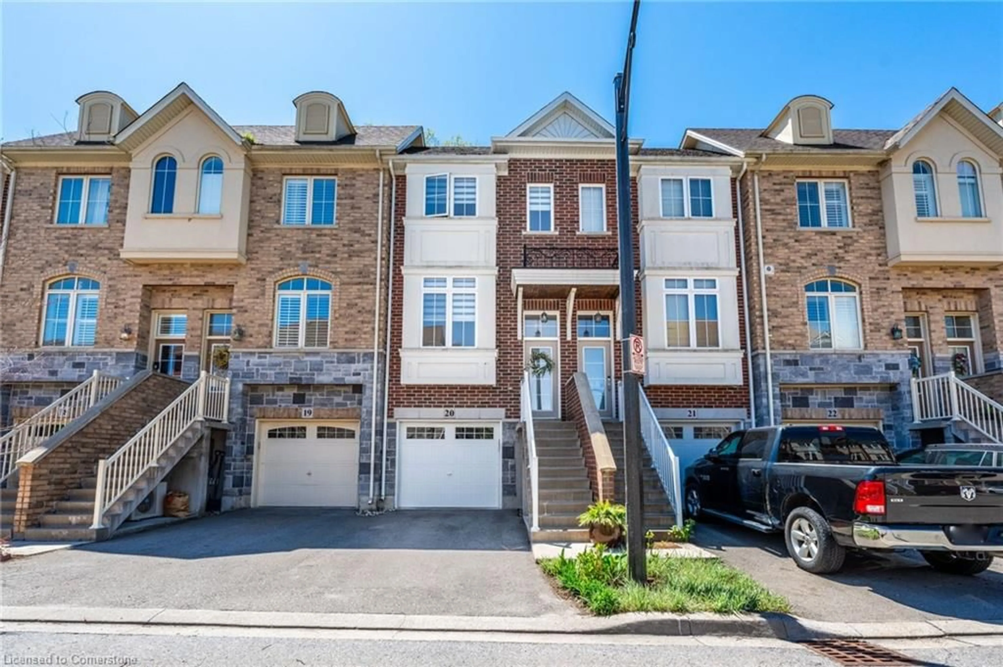 A pic from outside/outdoor area/front of a property/back of a property/a pic from drone, street for 181 Plains Rd #20, Burlington Ontario L7T 0B1