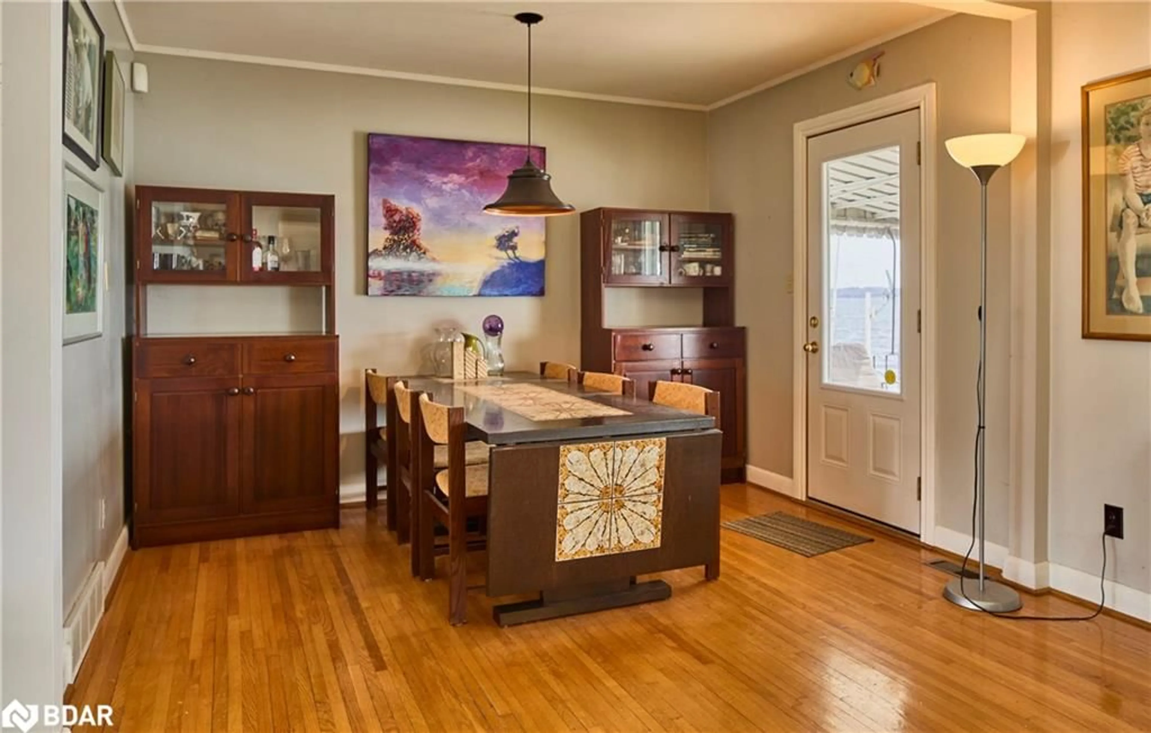 Dining room, wood/laminate floor for 11056 33 Hwy, Napanee Ontario K0H 1G0
