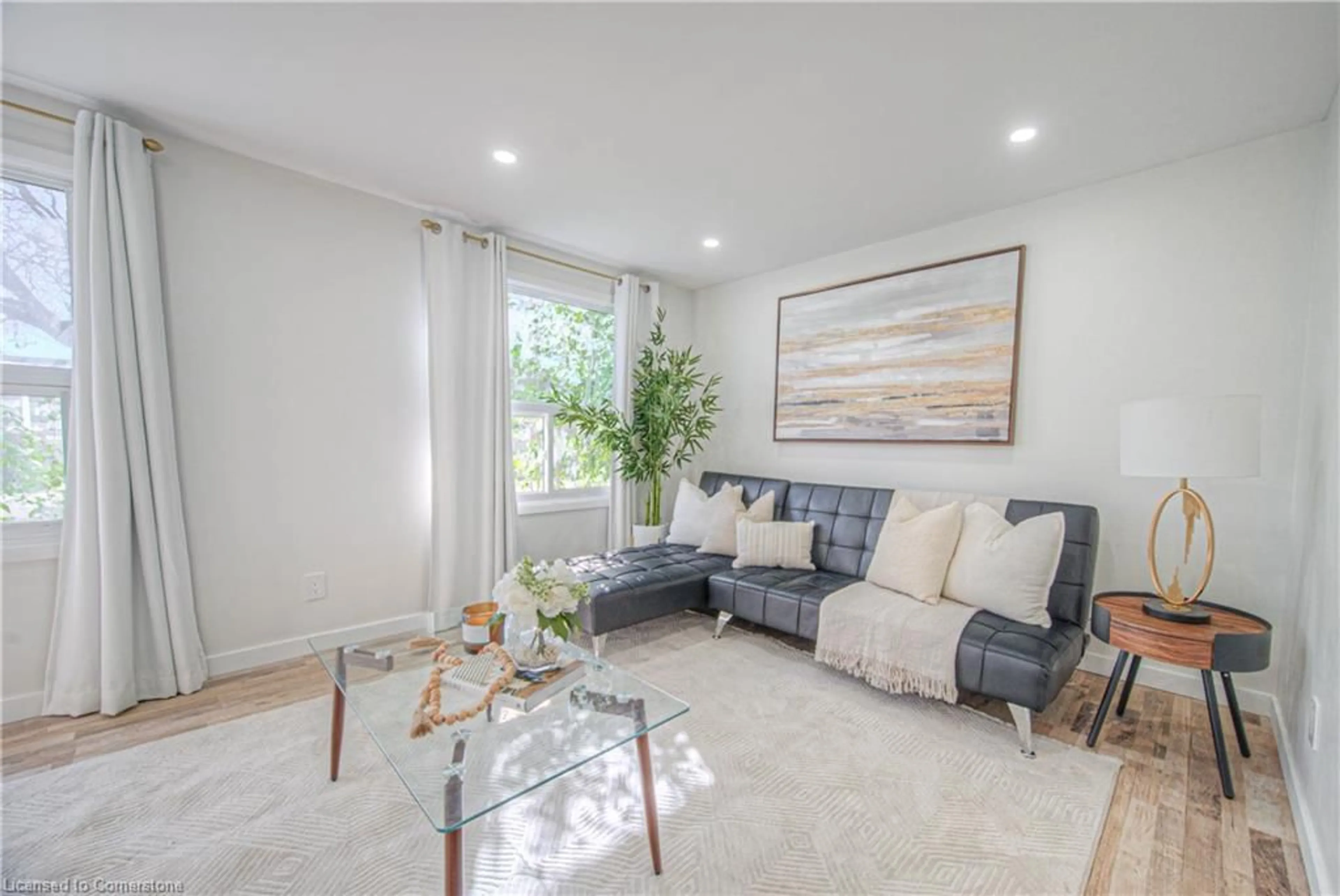 Living room with furniture, unknown for 24 Amos Ave #B, Waterloo Ontario N2L 5G3