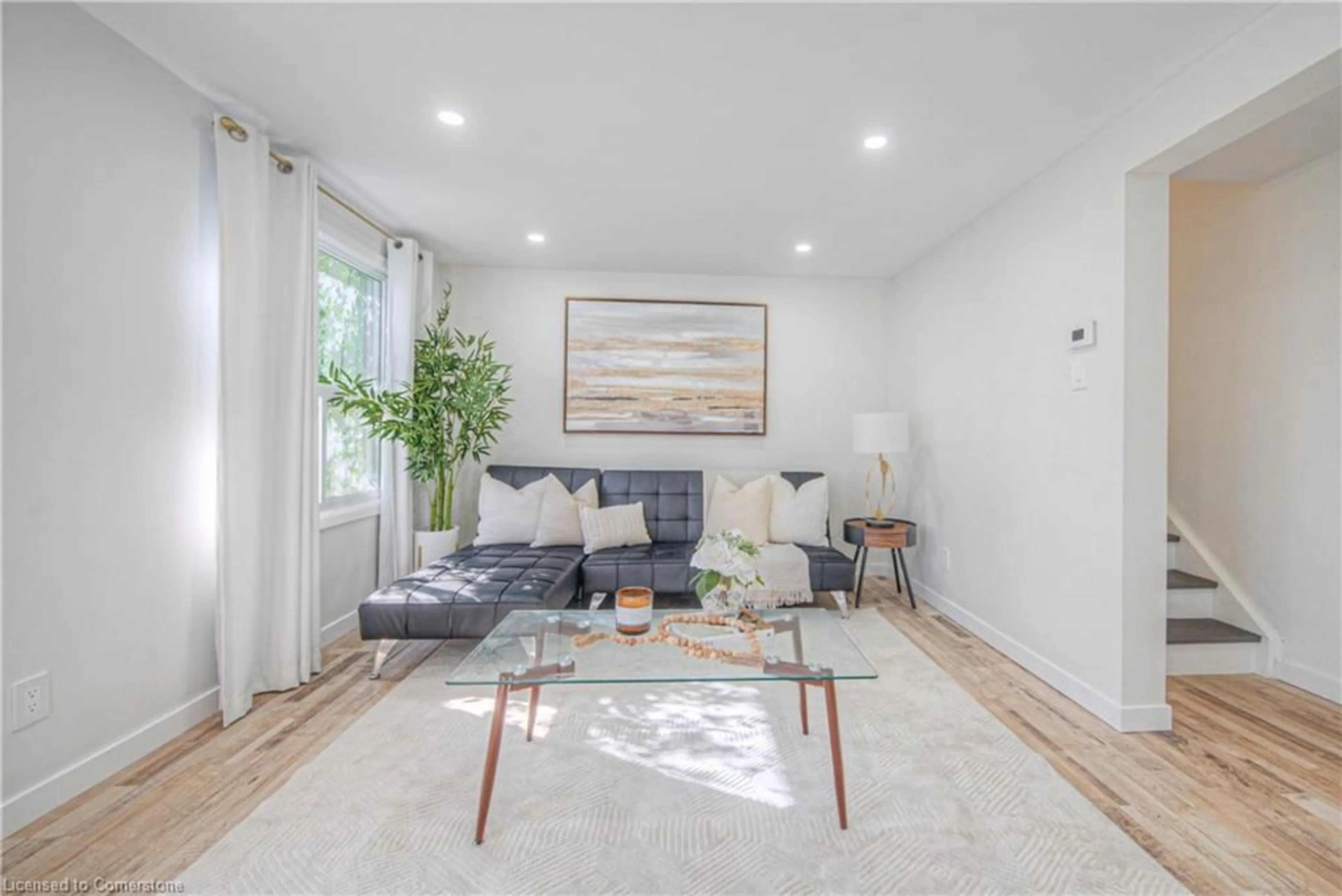 Living room with furniture, unknown for 24 Amos Ave #B, Waterloo Ontario N2L 5G3