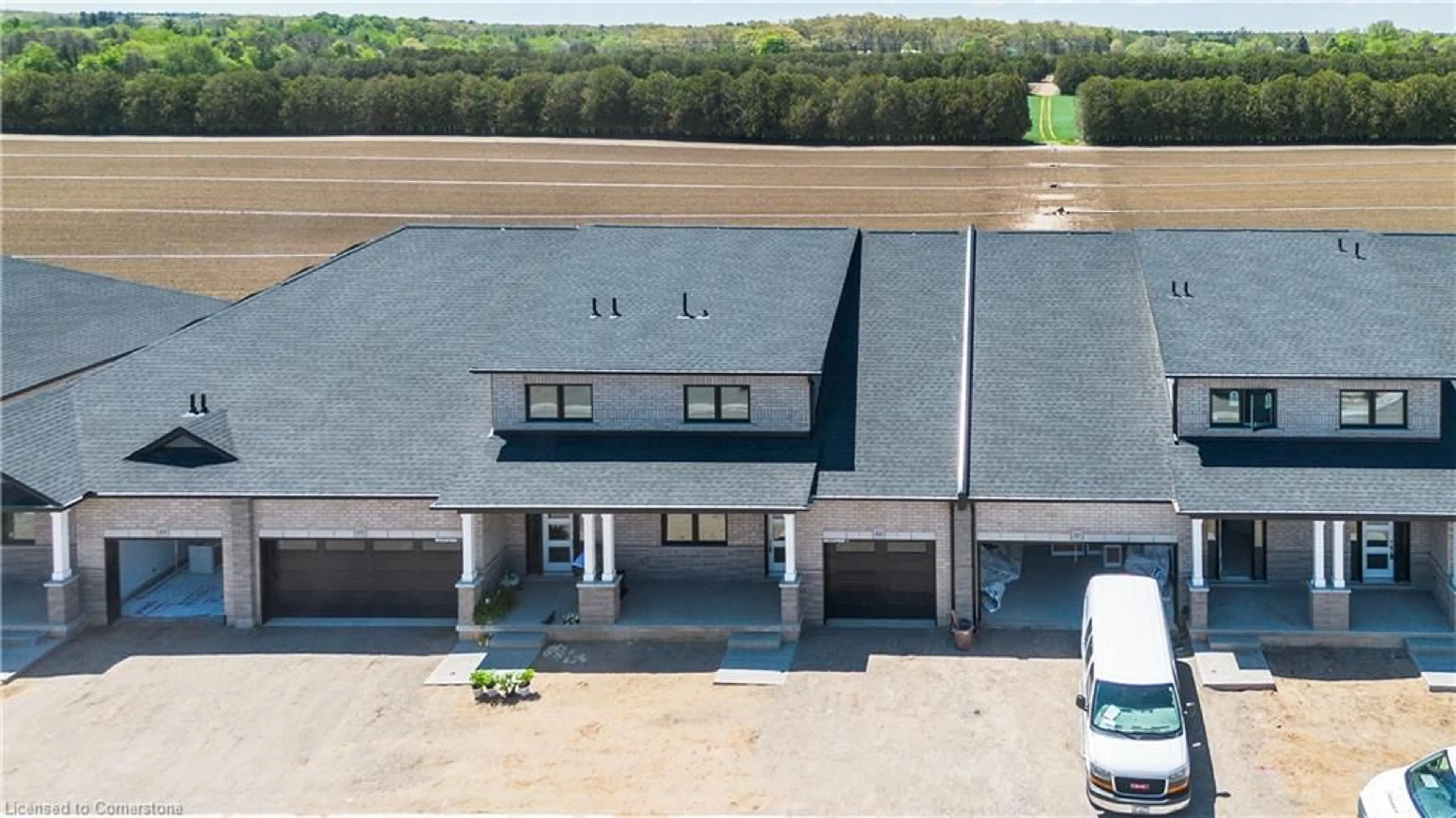 A pic from outside/outdoor area/front of a property/back of a property/a pic from drone, building for 61 Barn Owl Way, Simcoe Ontario N3Y 0H4