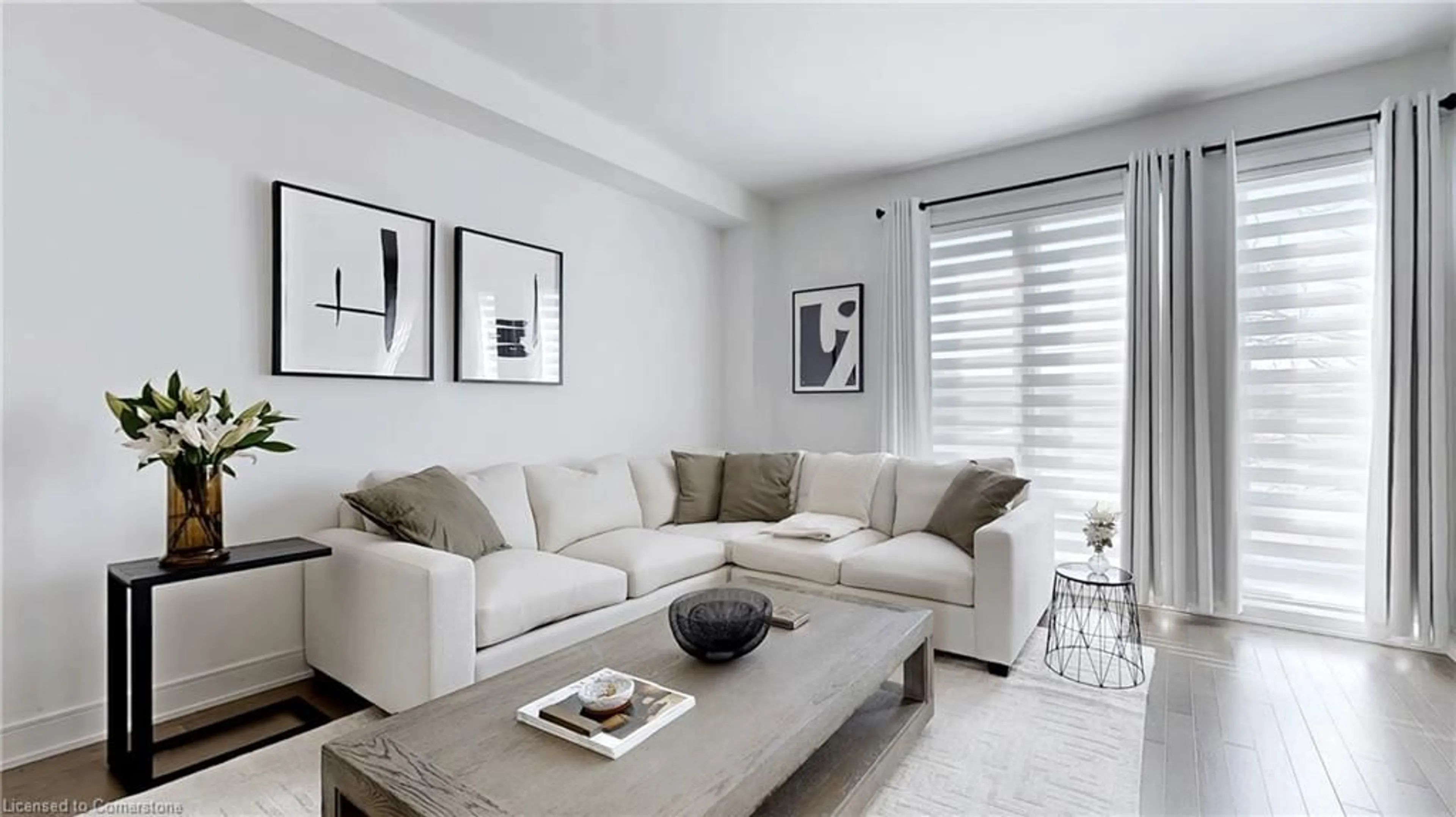 Living room with furniture, unknown for 2497 Littlefield Crescent Cres, Halton Ontario L6M 5L9