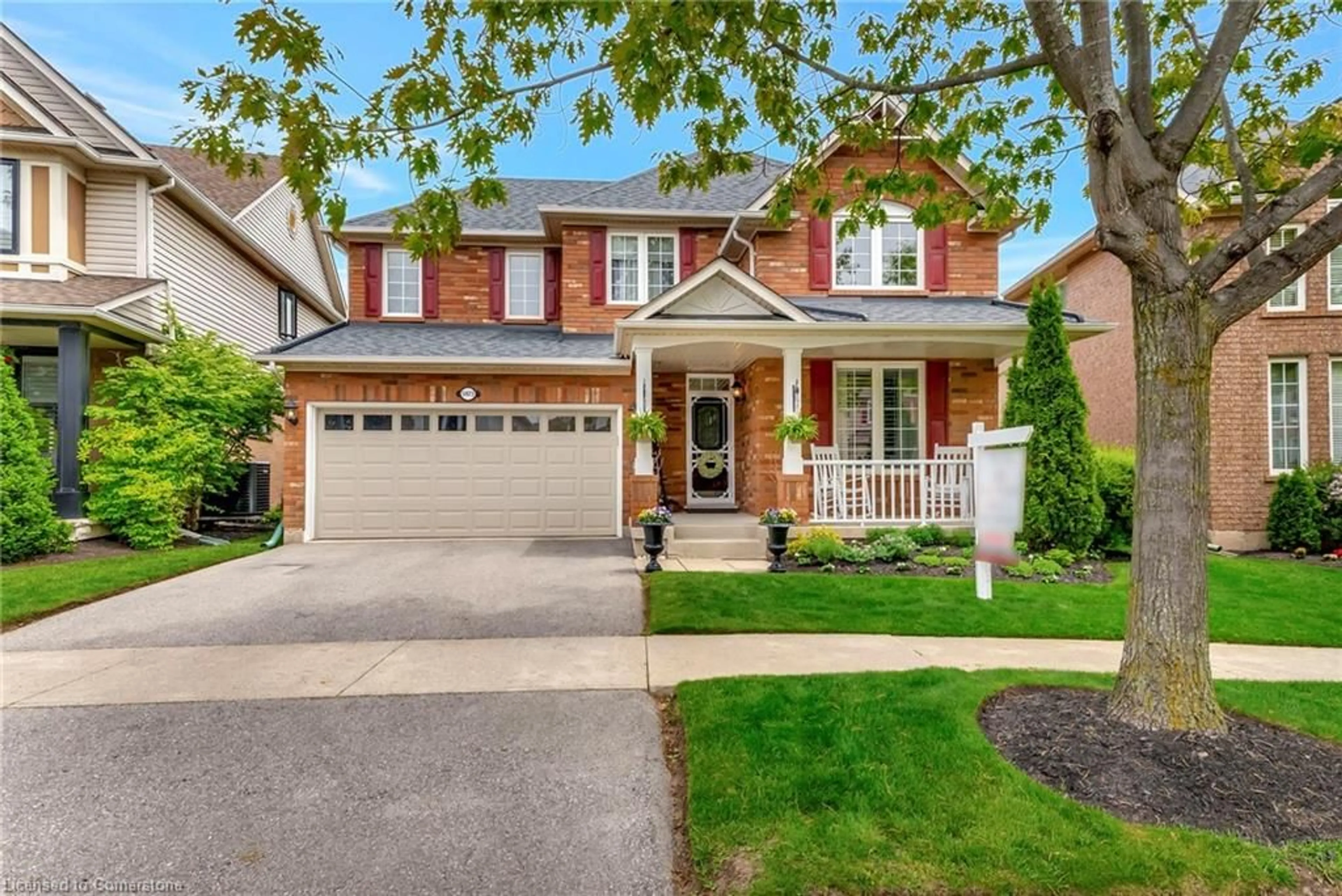 Home with brick exterior material, street for 5973 Blue Spruce Ave, Burlington Ontario L7L 6T9