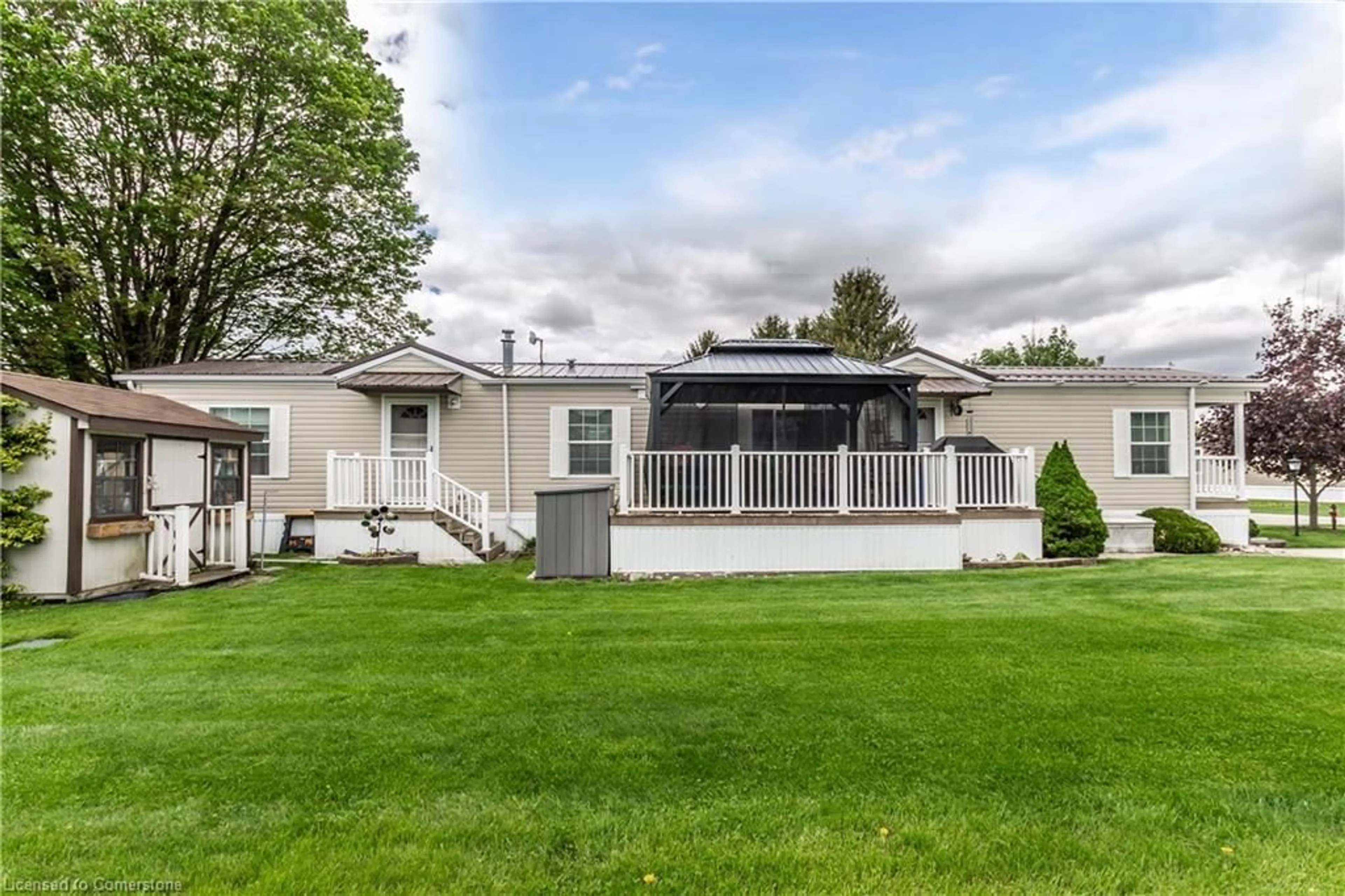 Home with vinyl exterior material, street for 11981 Plank Rd #18, Bayham (Munic) Ontario N4G 4G9