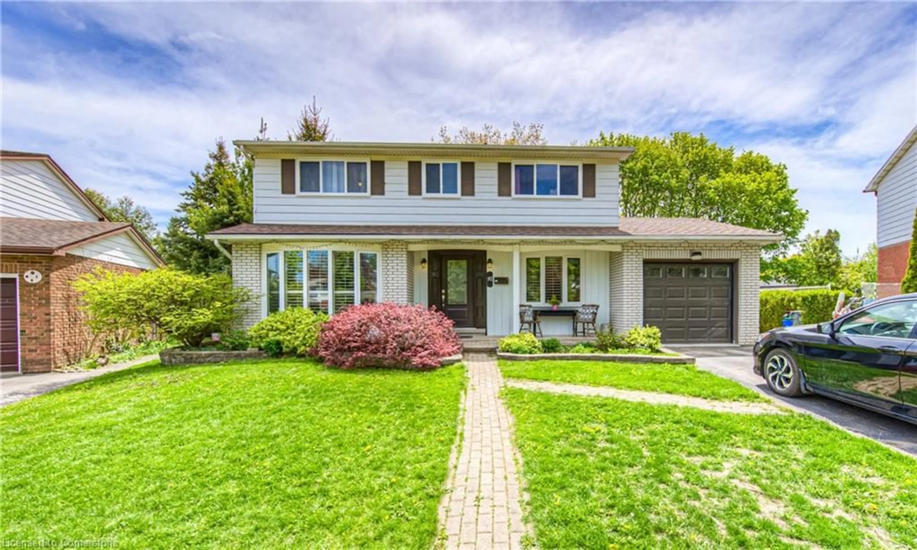 Home with brick exterior material, street for 92 Pinehurst Cres, Kitchener Ontario N2N 1E4
