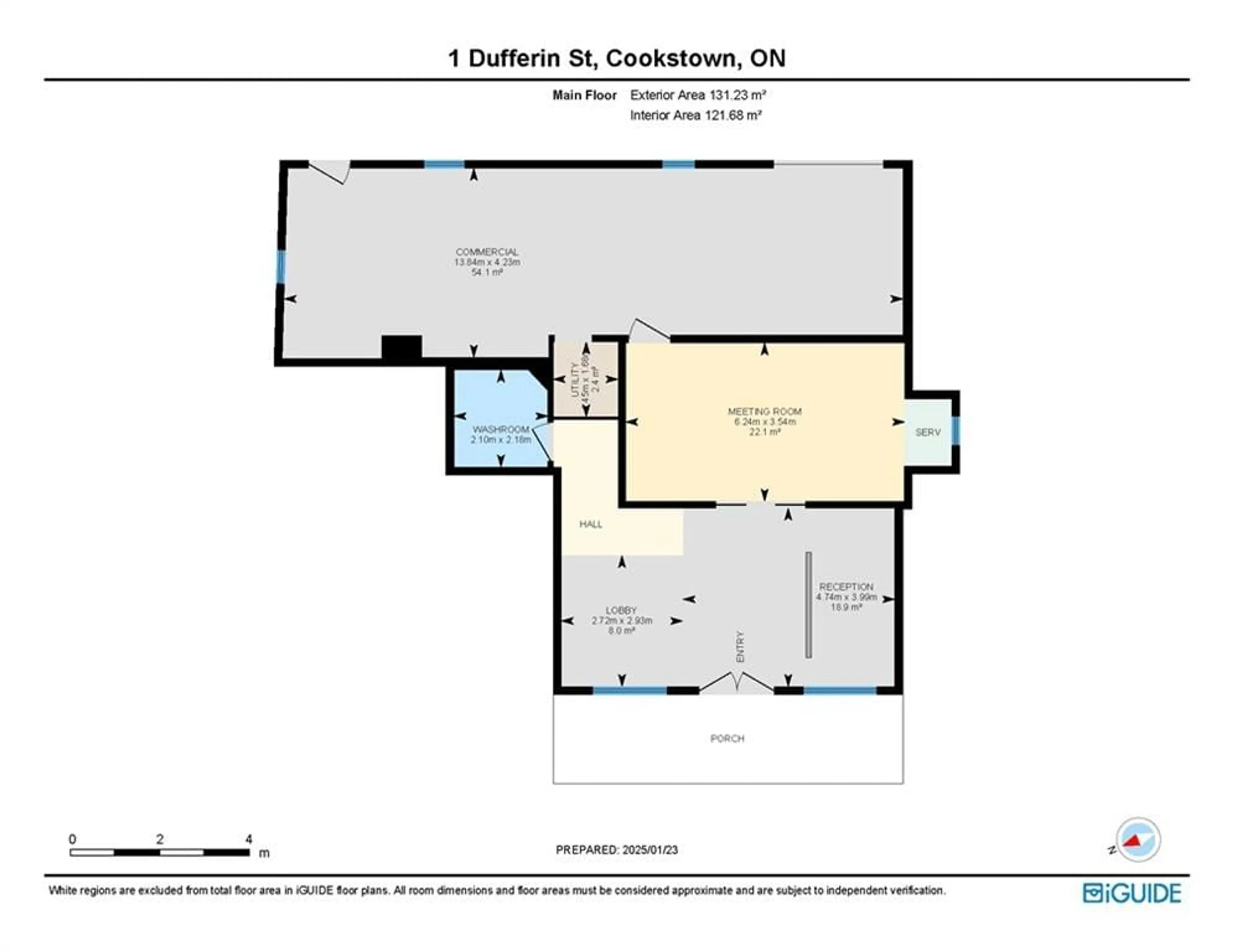 Floor plan for 1 Dufferin St, Cookstown Ontario L0L 1L0