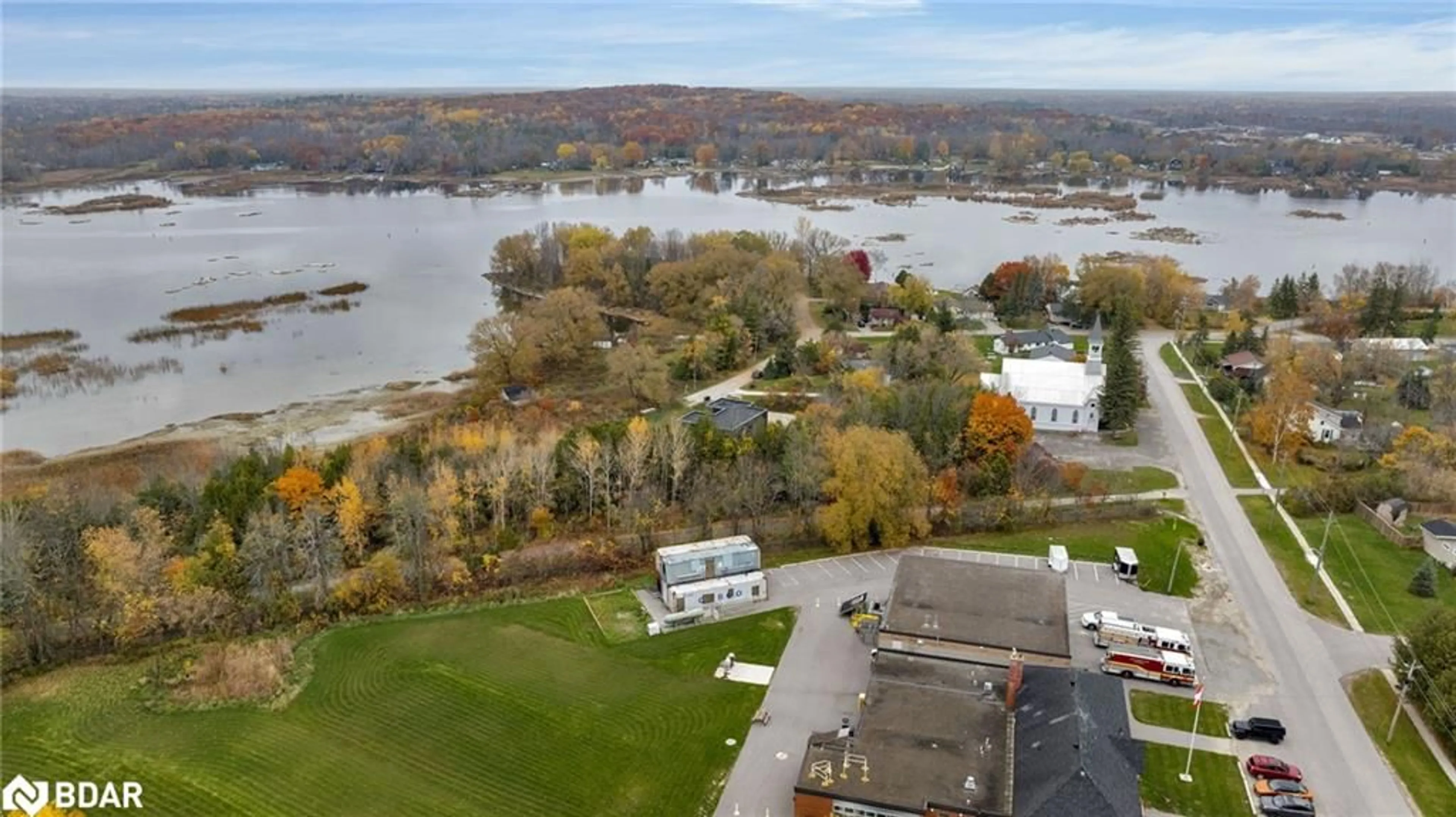 A pic from outside/outdoor area/front of a property/back of a property/a pic from drone, water/lake/river/ocean view for 8, 20, 30, 34 Hemlock Ave, Waubaushene Ontario L0K 2C0