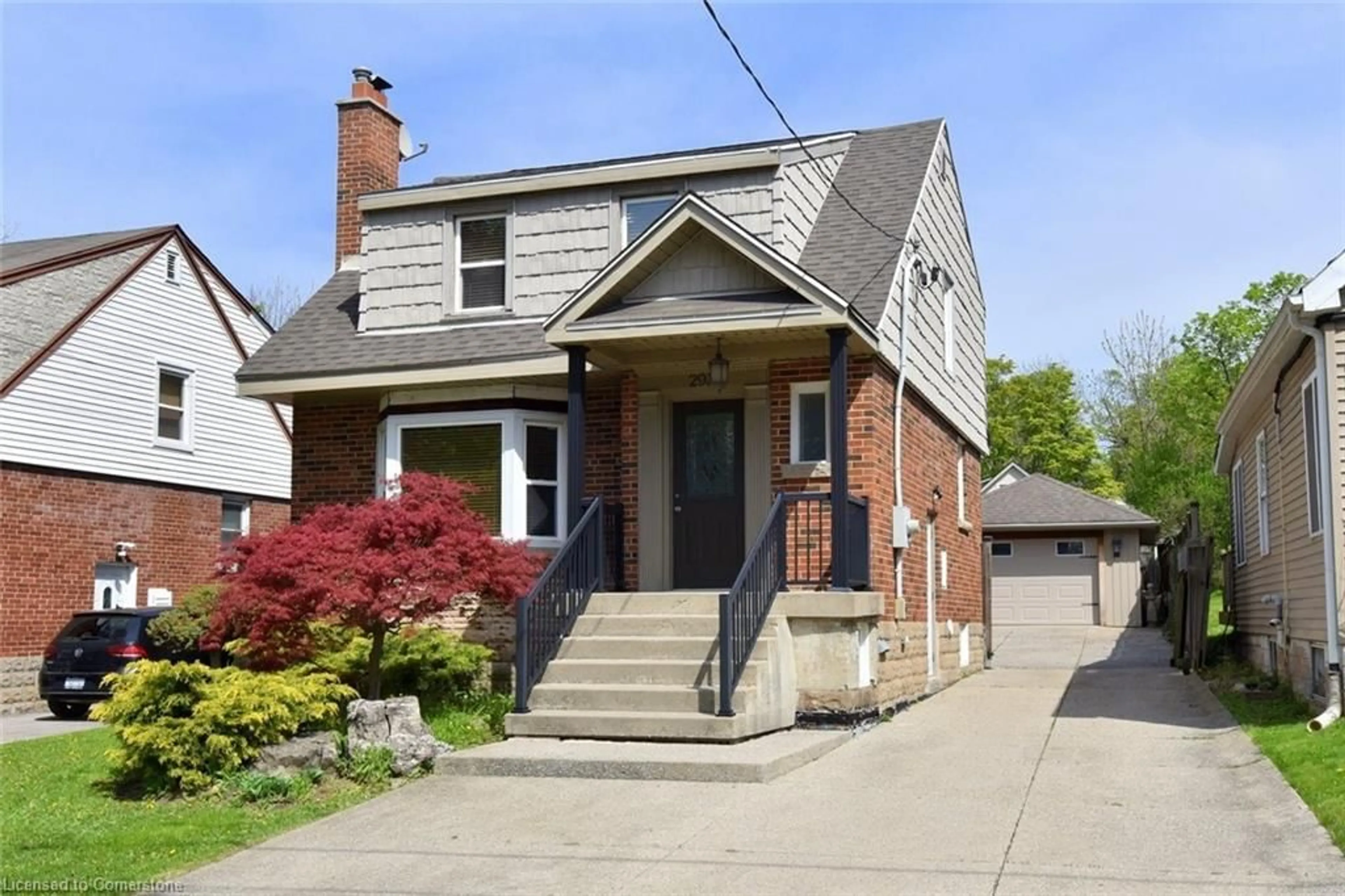 Home with brick exterior material, street for 293 Emerson St, Hamilton Ontario L8S 2Y8