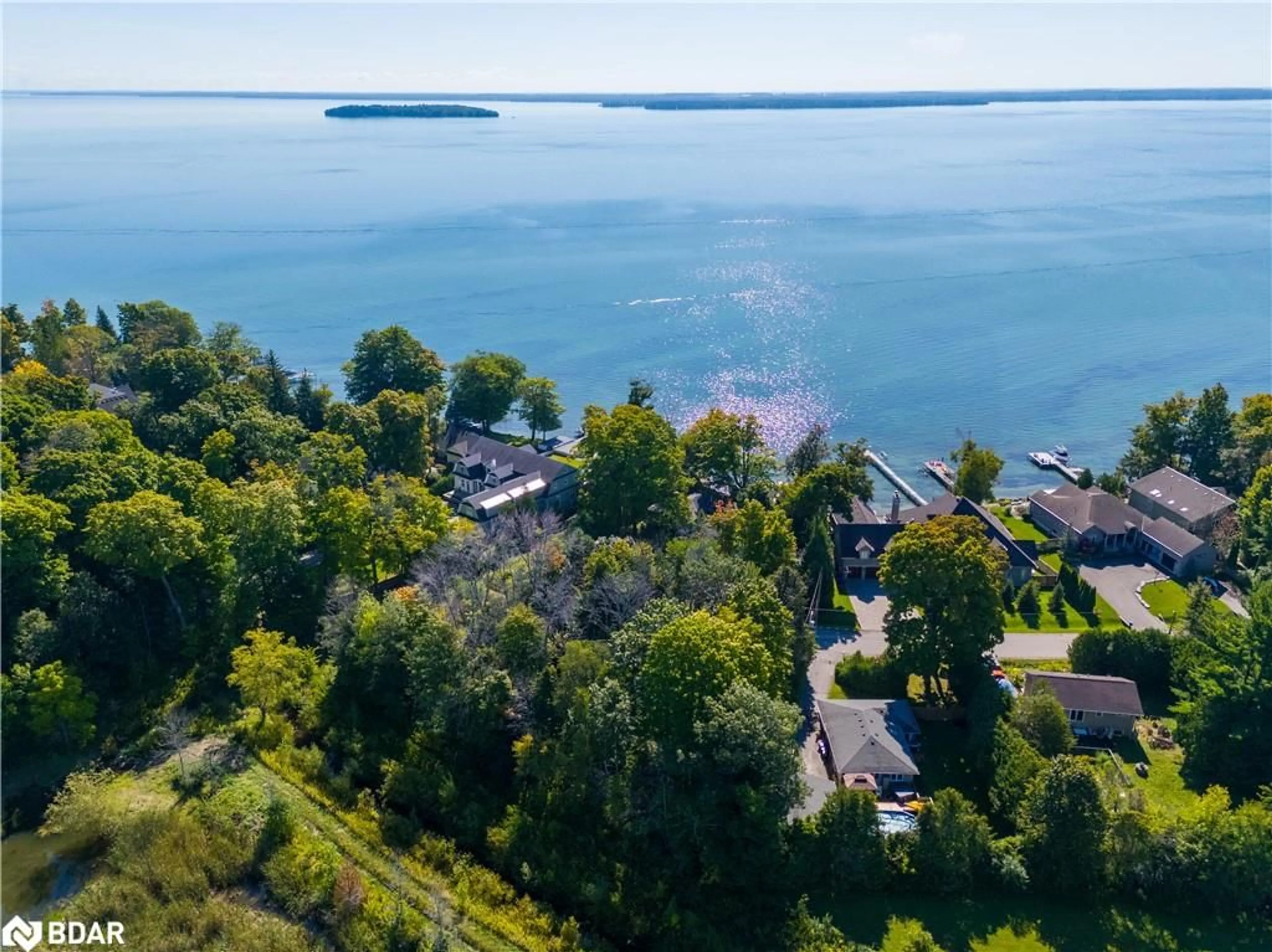 A pic from outside/outdoor area/front of a property/back of a property/a pic from drone, water/lake/river/ocean view for LOT 30 & PART L Purvis St, Innisfil Ontario L9S 3K4