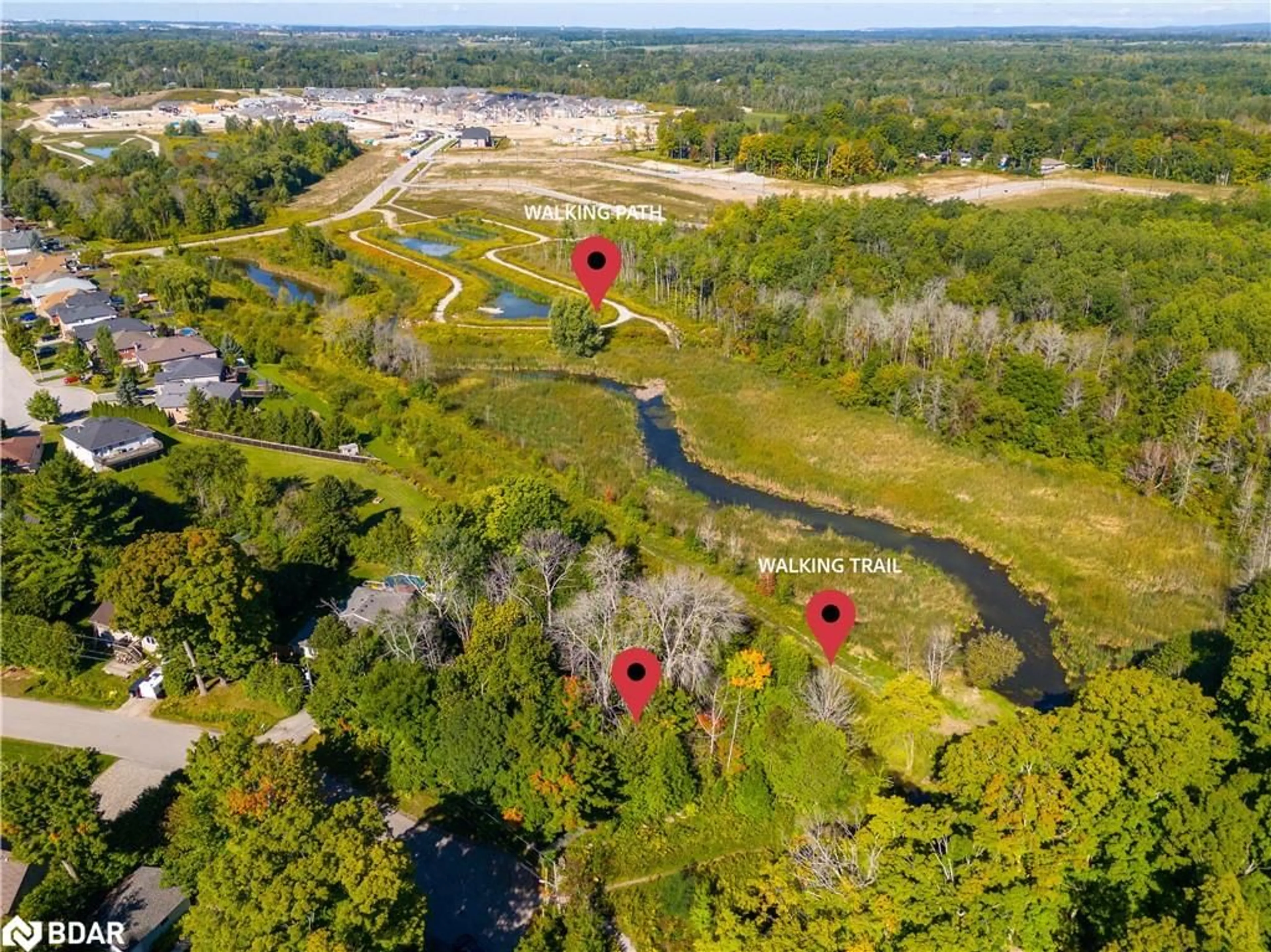 A pic from outside/outdoor area/front of a property/back of a property/a pic from drone, water/lake/river/ocean view for LOT 30 & PART L Purvis St, Innisfil Ontario L9S 3K4