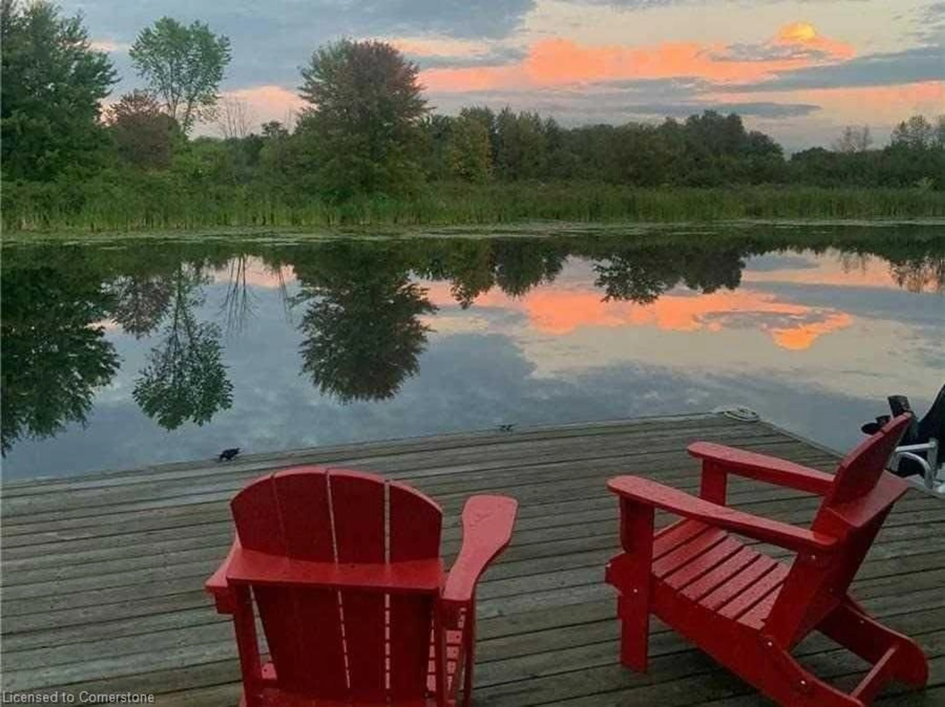 Patio, water/lake/river/ocean view for 219 Holmes Point Rd, Georgina Ontario K7V 3Z9