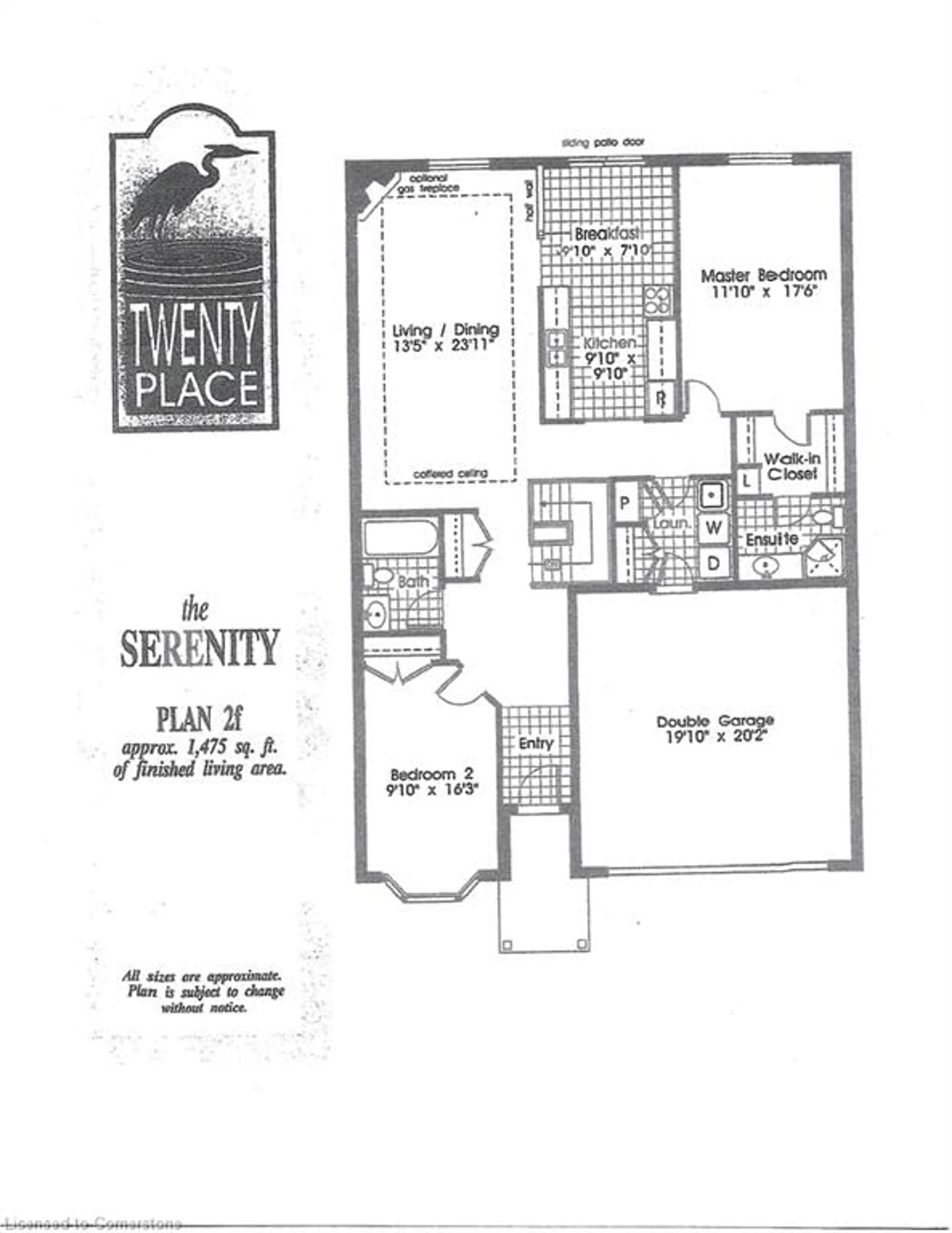 Floor plan for 56 Northern Breeze St, Mount Hope Ontario L0R 1W0