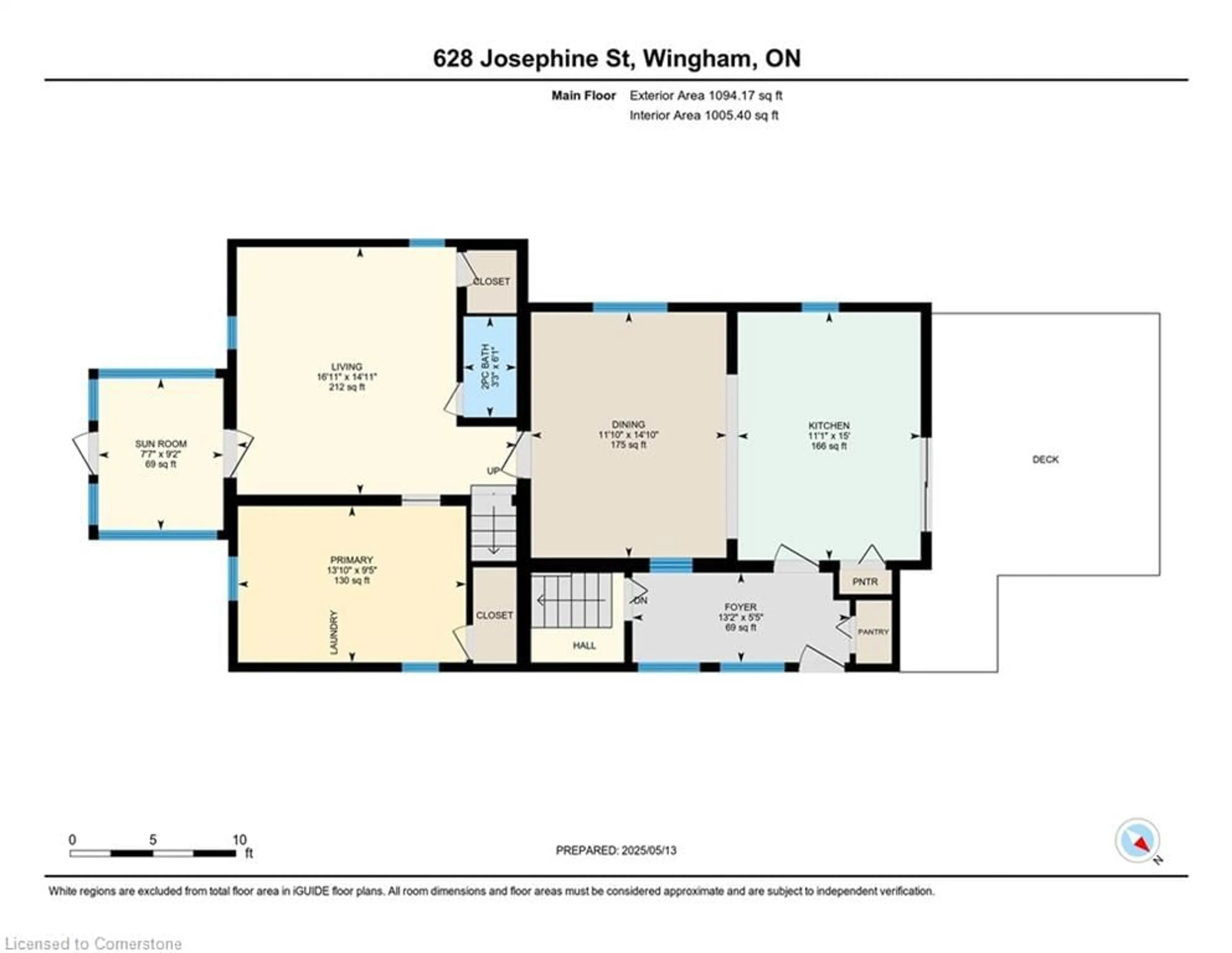 Floor plan for 628 Josephine St, Wingham Ontario N0G 2W0