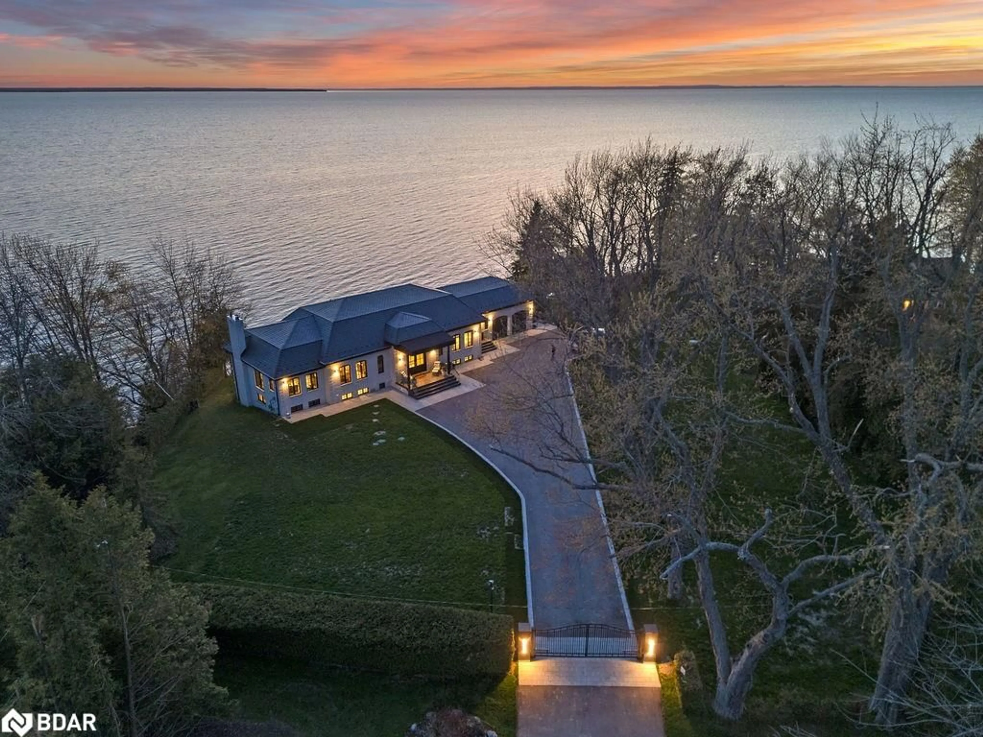A pic from outside/outdoor area/front of a property/back of a property/a pic from drone, water/lake/river/ocean view for 16 Garden Gate, Beaverton Ontario L0K 1A0